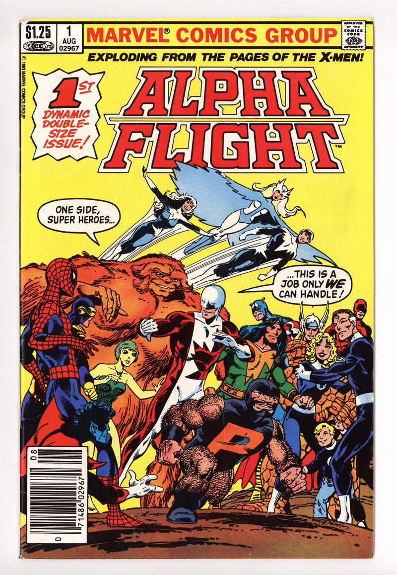 Alpha Flight Vol 1 1 VG (4.0) (1983) Canadian Price Variant 
