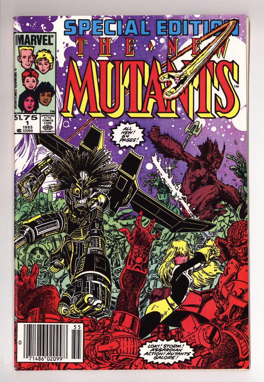 New Mutants Special Edition 1 VF- (7.5) (1985) Canadian Price Variant 