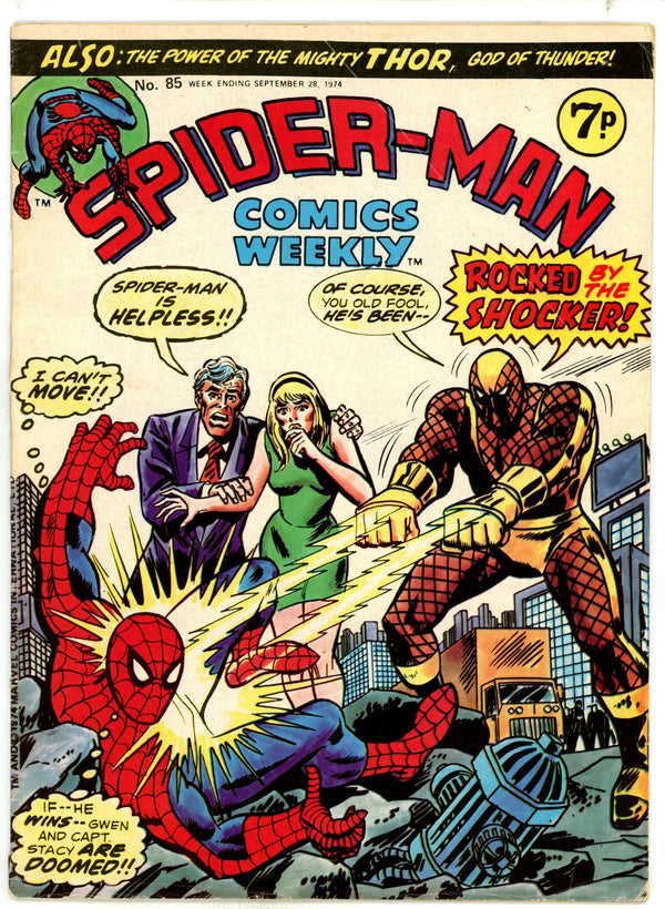 Spider-Man Comics Weekly 85 VG+ (4.5) (1974)