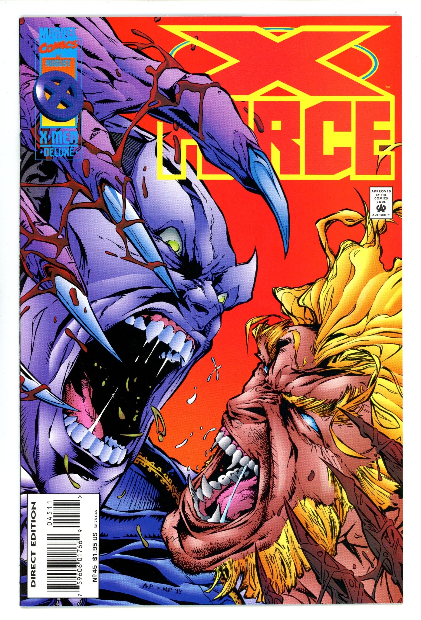 X-Force Vol 1 45 High Grade (1995) 