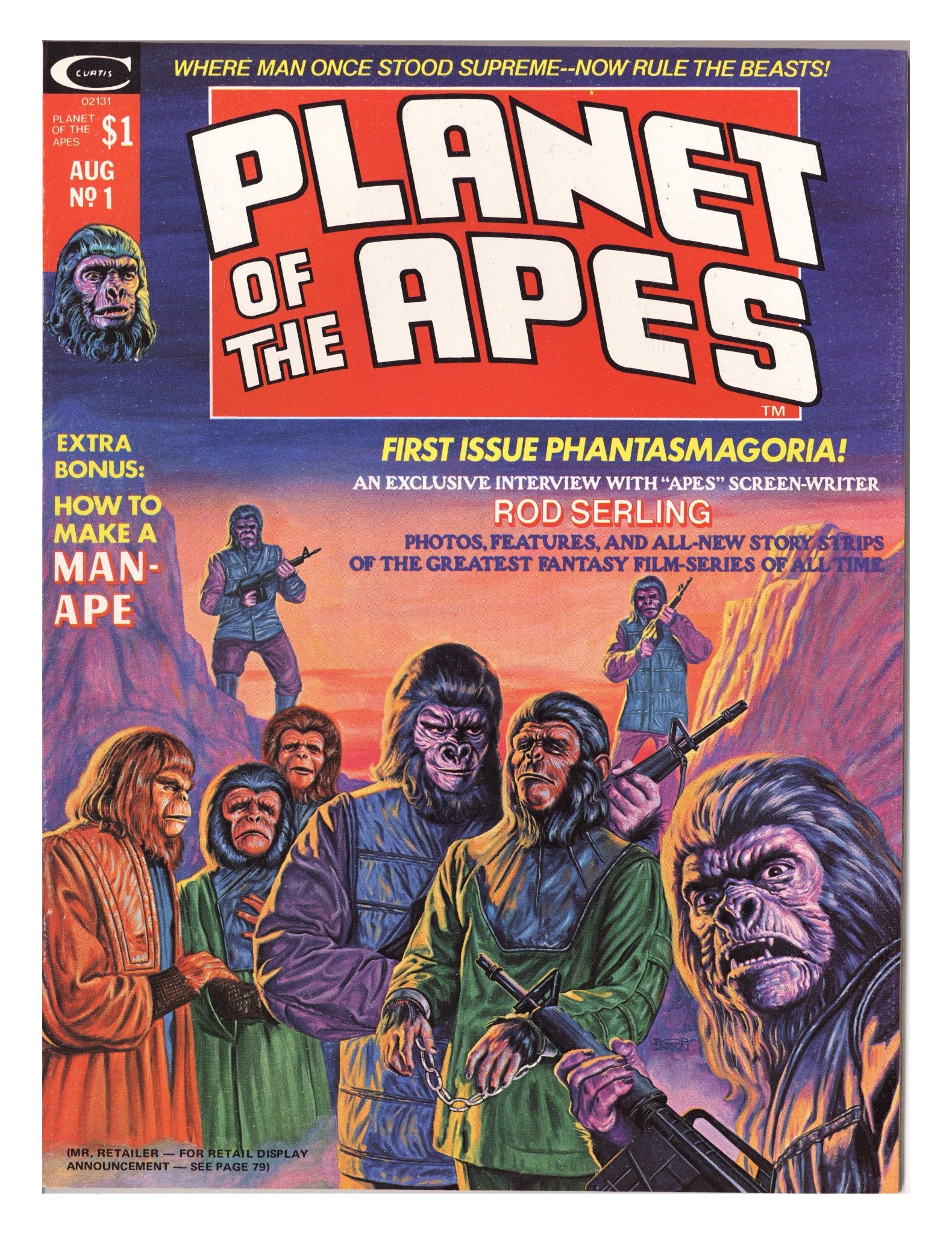 Planet of the Apes 1 VF- (7.5) (1974) 