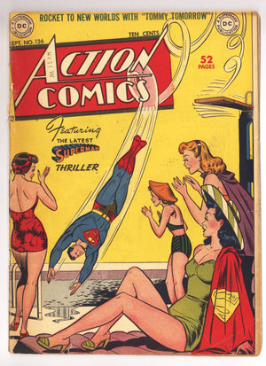 Action Comics Vol 1 136 GD/VG (3.0) (1949)