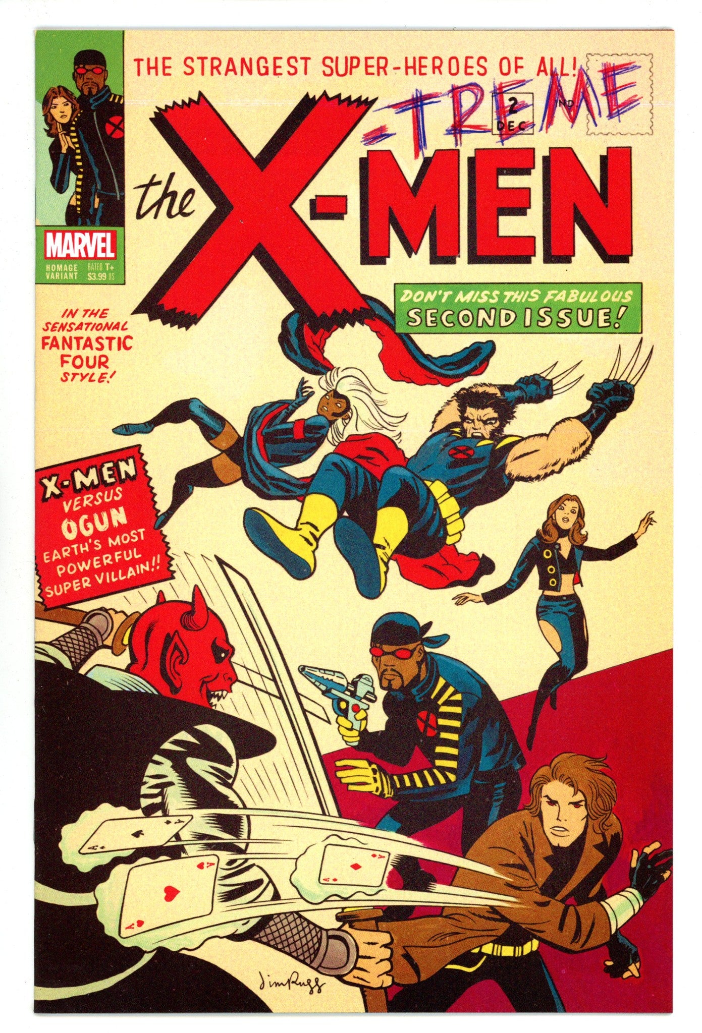 X-Treme X-Men Vol 3 2 High Grade (2023) Rugg Variant 