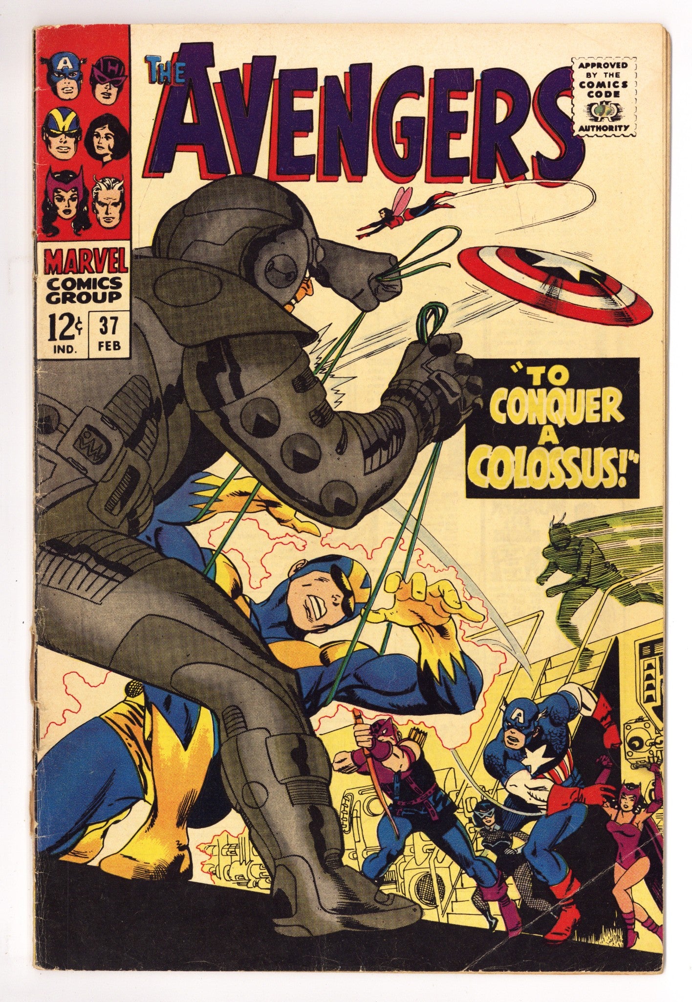 The Avengers Vol 1 37 GD/VG (3.0) (1967) 