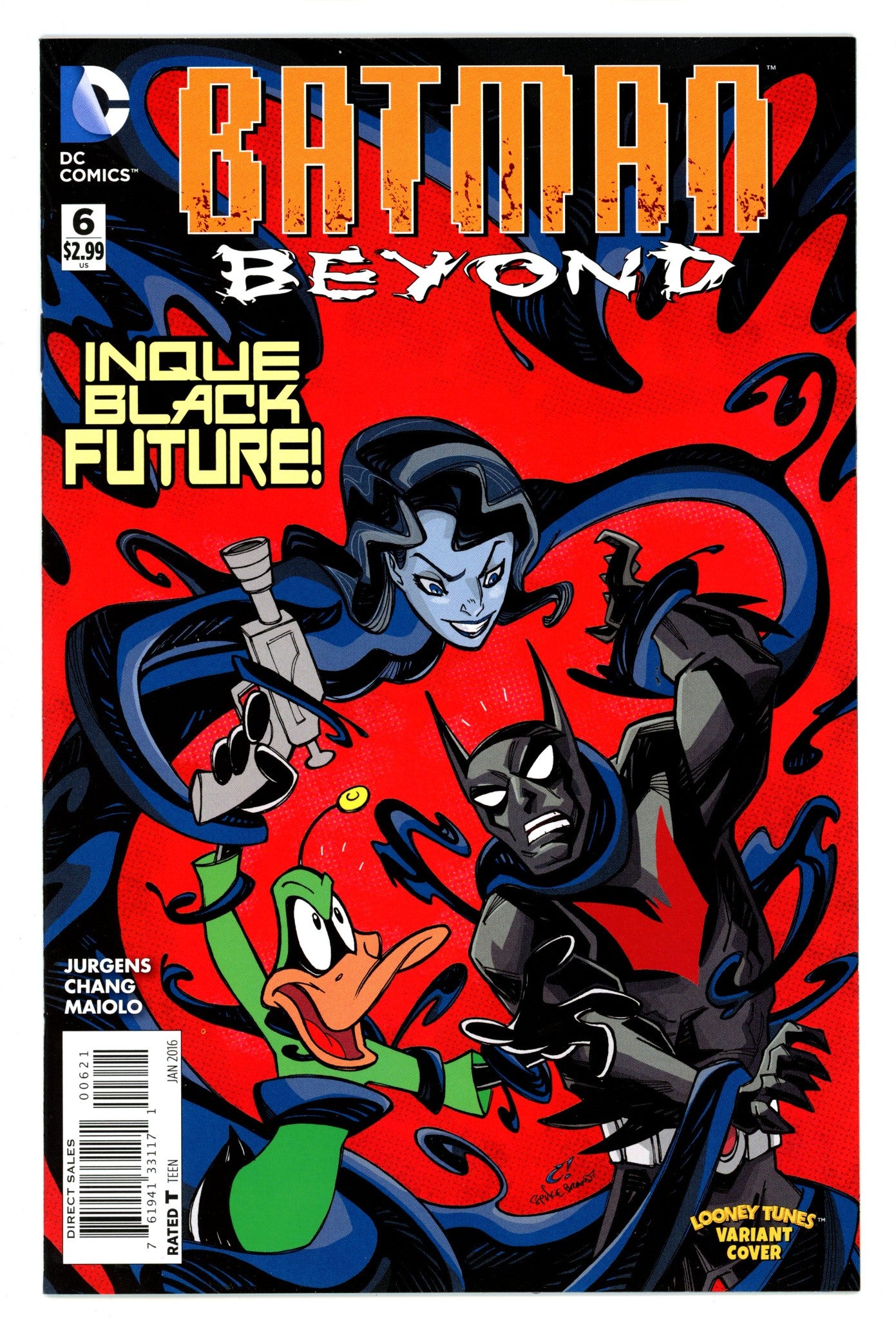 Batman Beyond Vol 5 6 High Grade (2016) Tunes Variant 