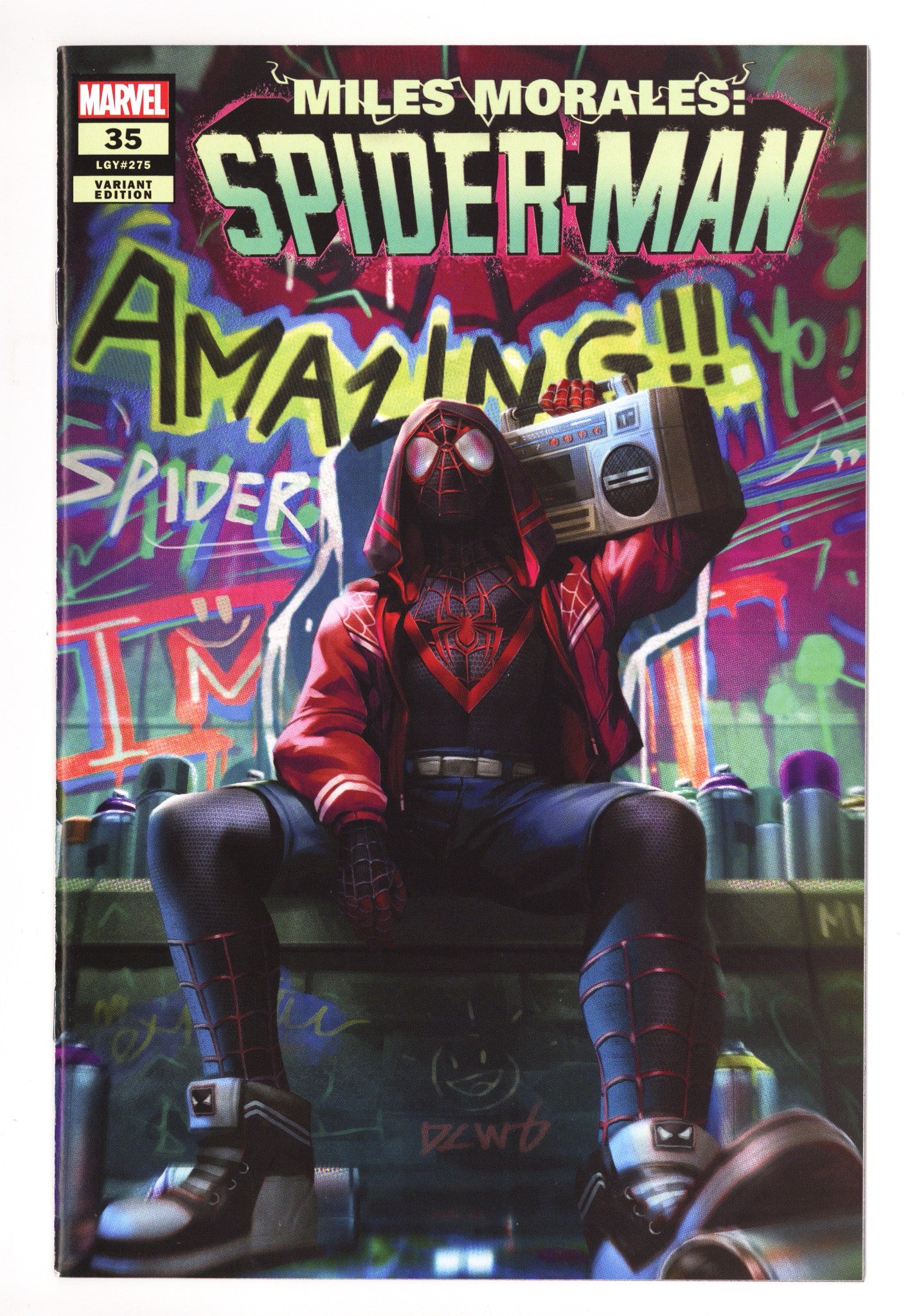 Miles Morales: Spider-Man Vol 1 35 (275)  NM- (9.2)   (2022) Chew     Exclusive Variant  