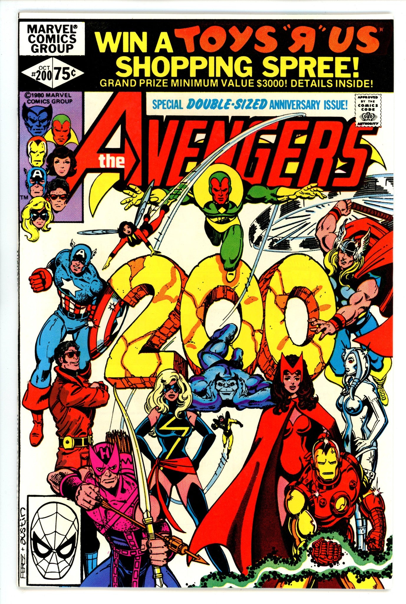 The Avengers Vol 1 200 VF+ (8.5) (1980) 