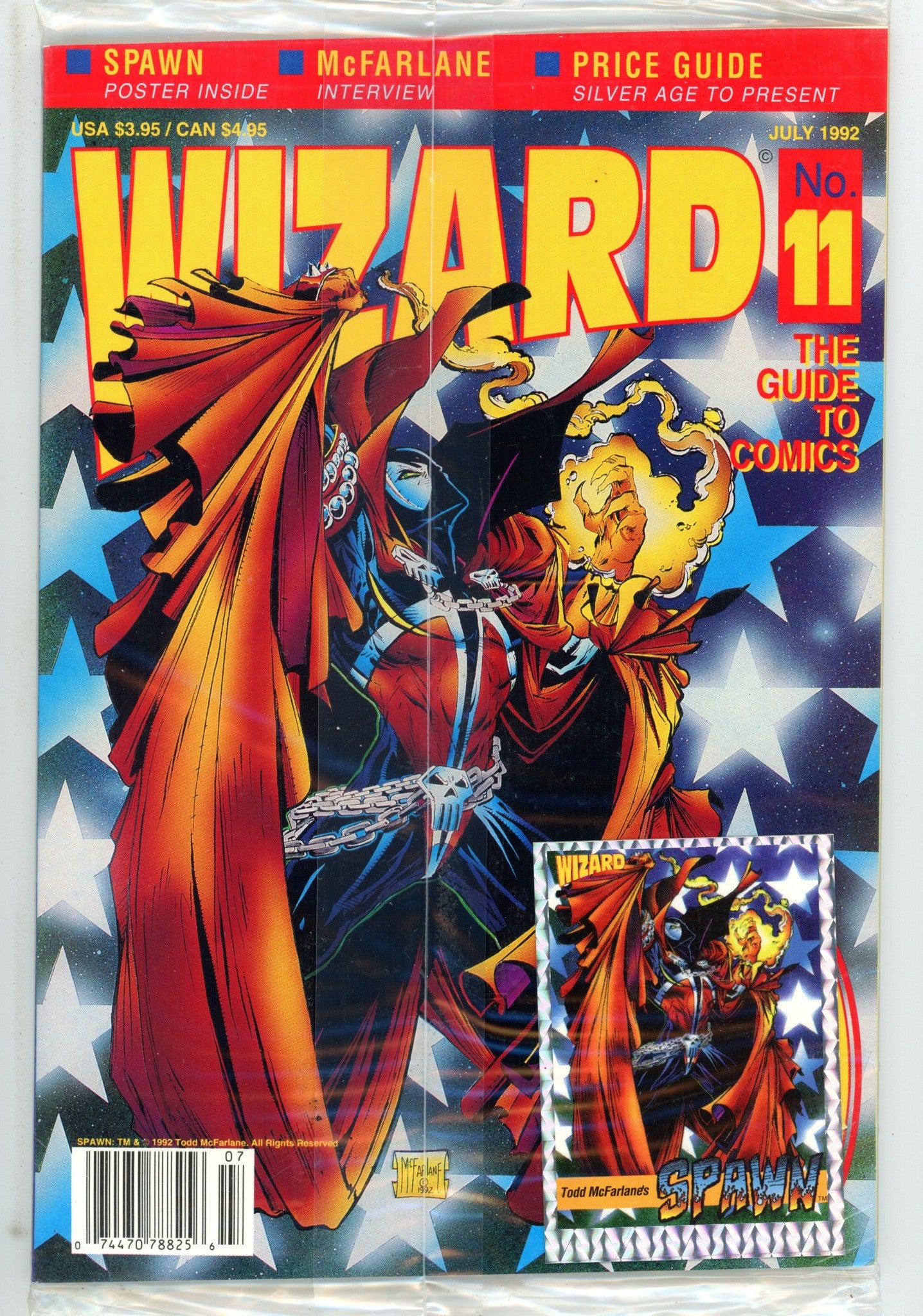 Wizard: The Comics Magazine 11 New, Sealed (1992) Newsstand 