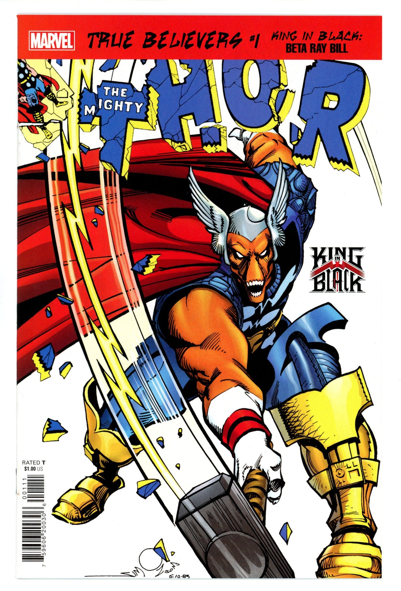 True Believers: King in Black - Beta Ray Bill 1 High Grade (2021) 