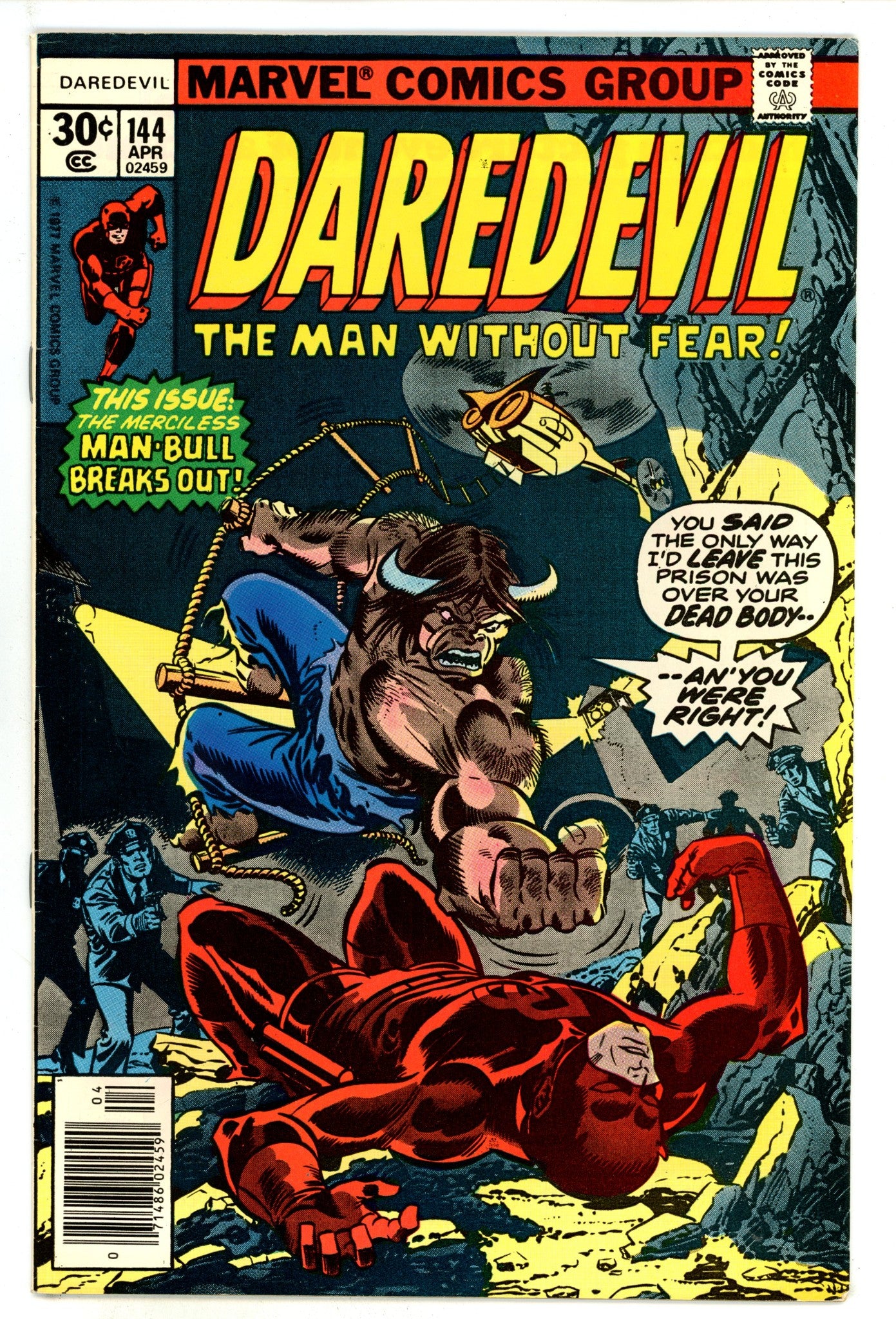 Daredevil Vol 1 144 VF- (7.5) (1977) 
