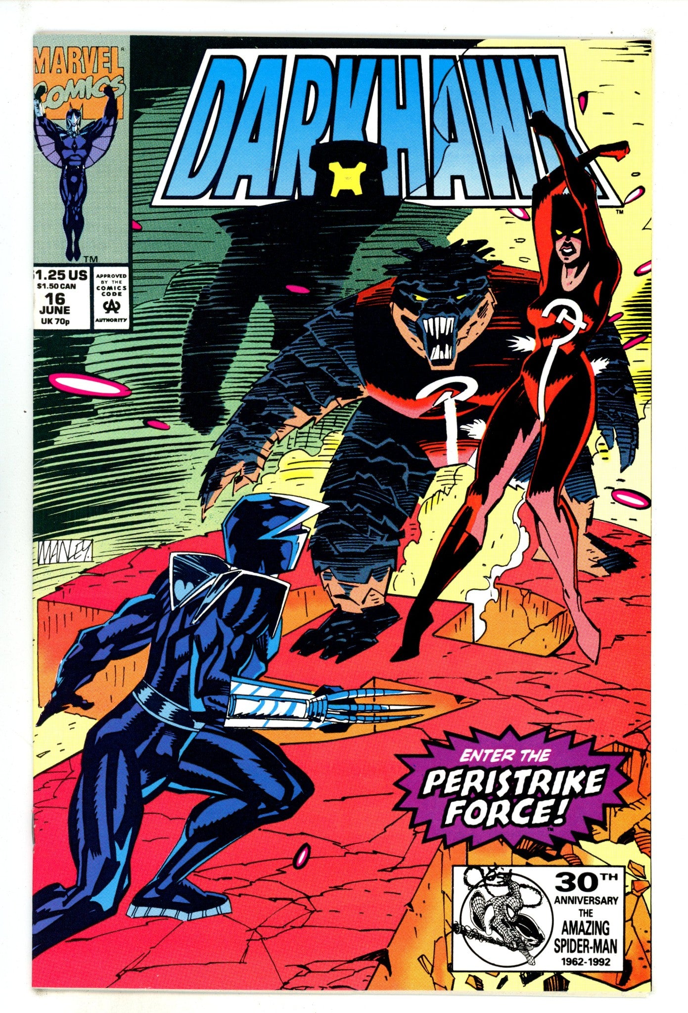 Darkhawk Vol 1 16  Mid Grade   (1992)        