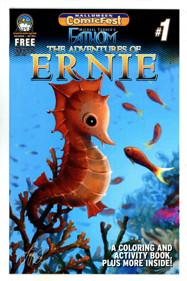 Michael Turner's Fathom: The Adventures of Ernie 1 Mid Grade (2014)