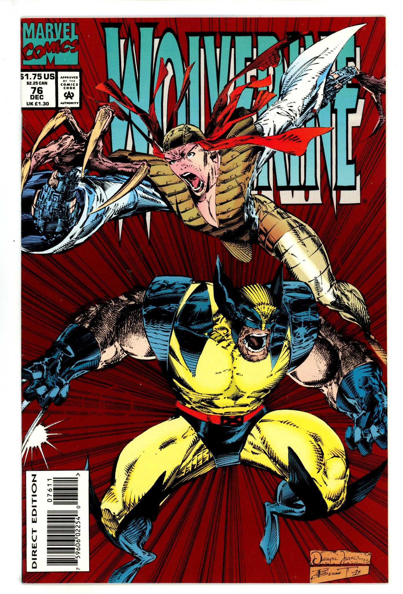 Wolverine Vol 2 76 Mid Grade (1993) 