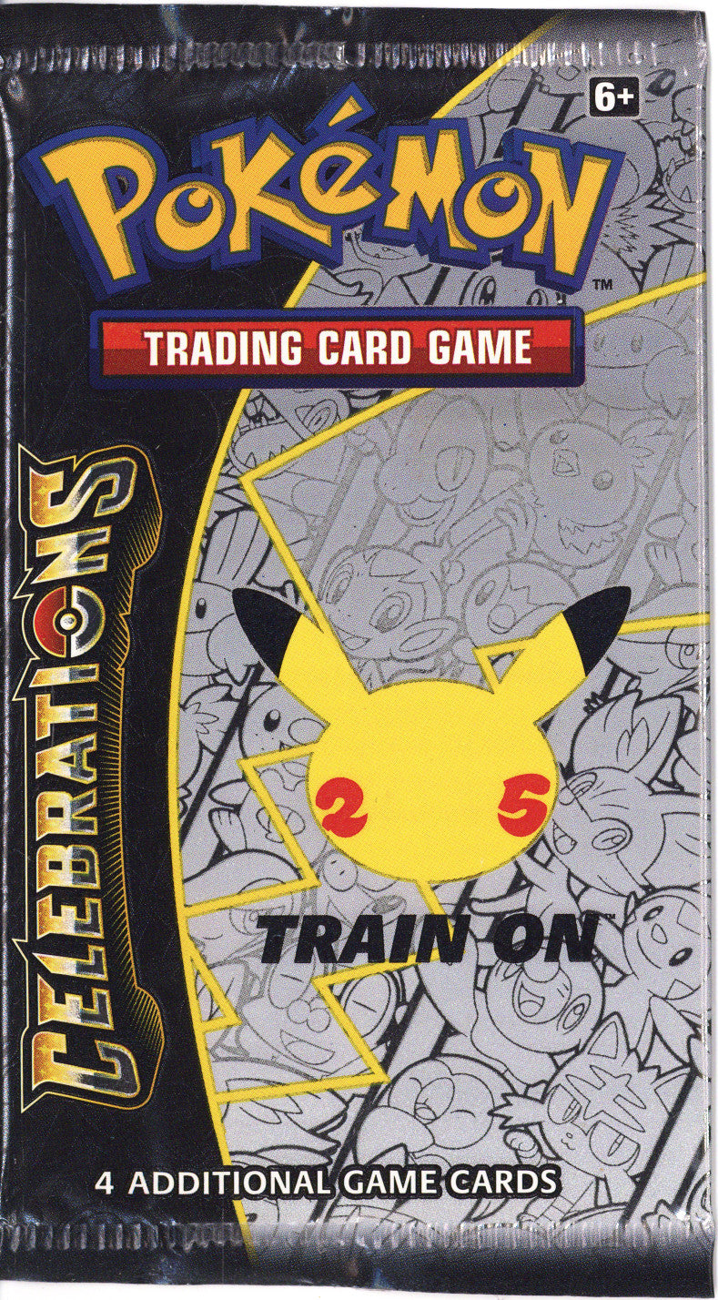 Pokemon Celebrations Booster Pack 1 Single Pack Random Artwork, Sealed (2021)