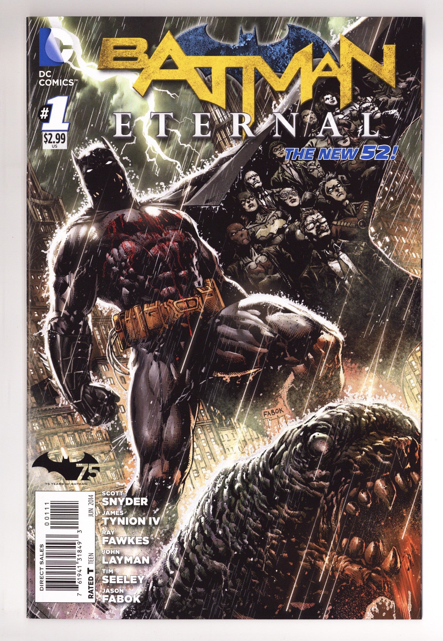 Batman Eternal 1 High Grade (2014) 