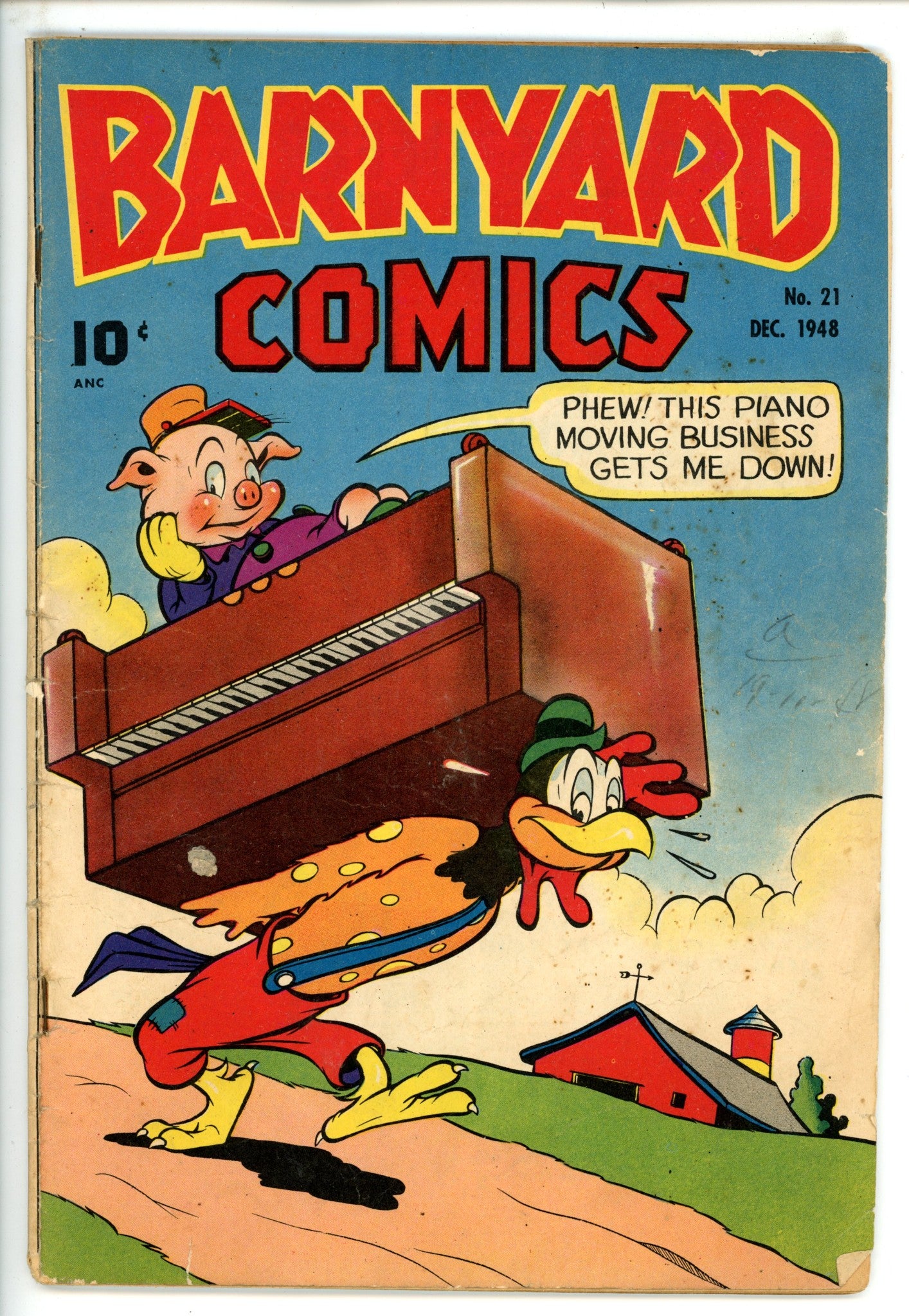 Barnyard Comics 21 VG (4.0) (1948) Canadian Edition 