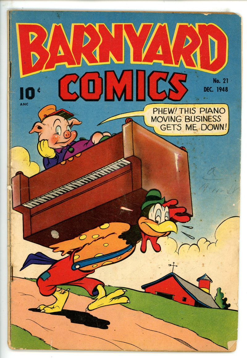 Barnyard Comics 21 VG (4.0) (1948) Canadian Edition 