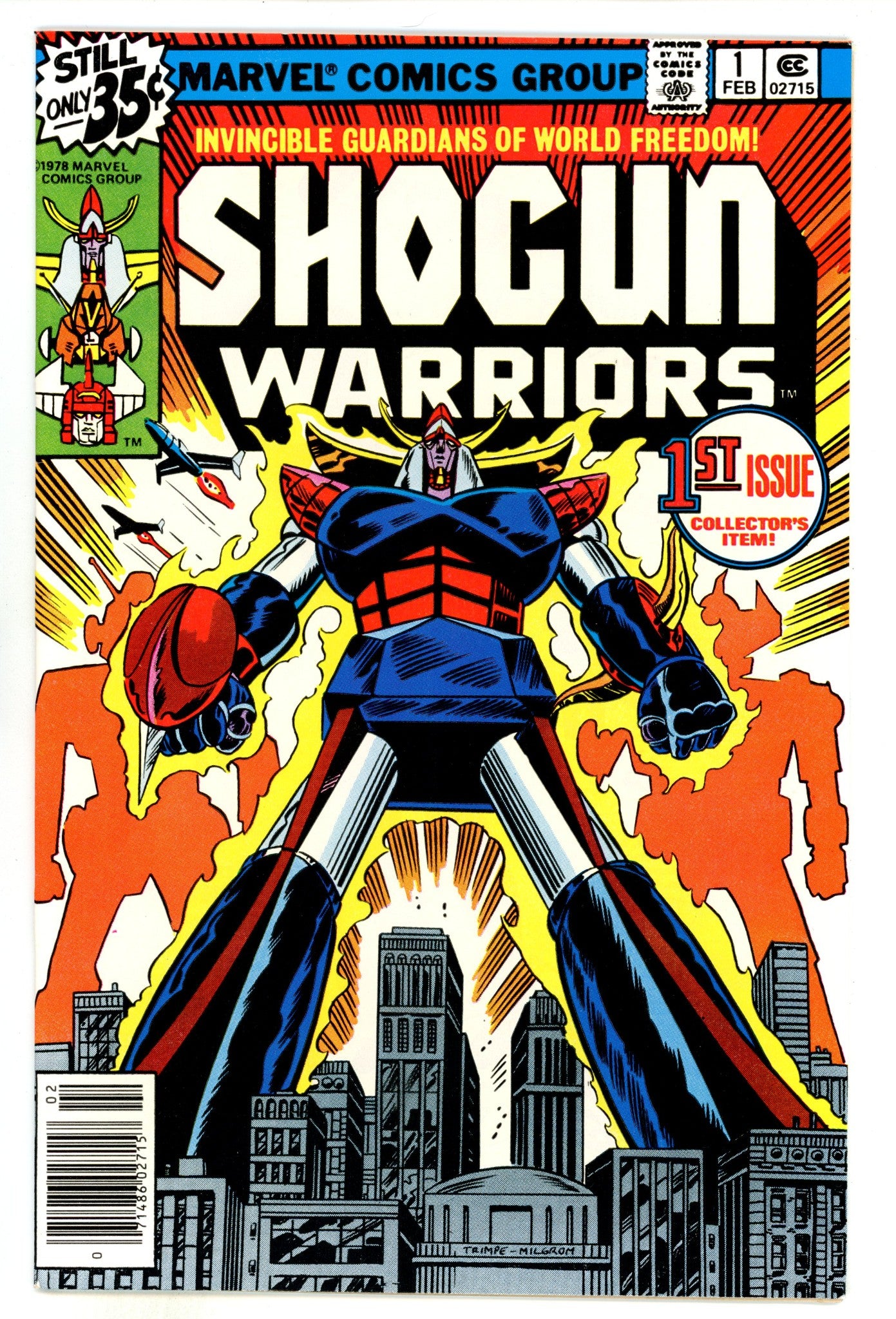 Shogun Warriors 1 NM- (9.2) (1979) 