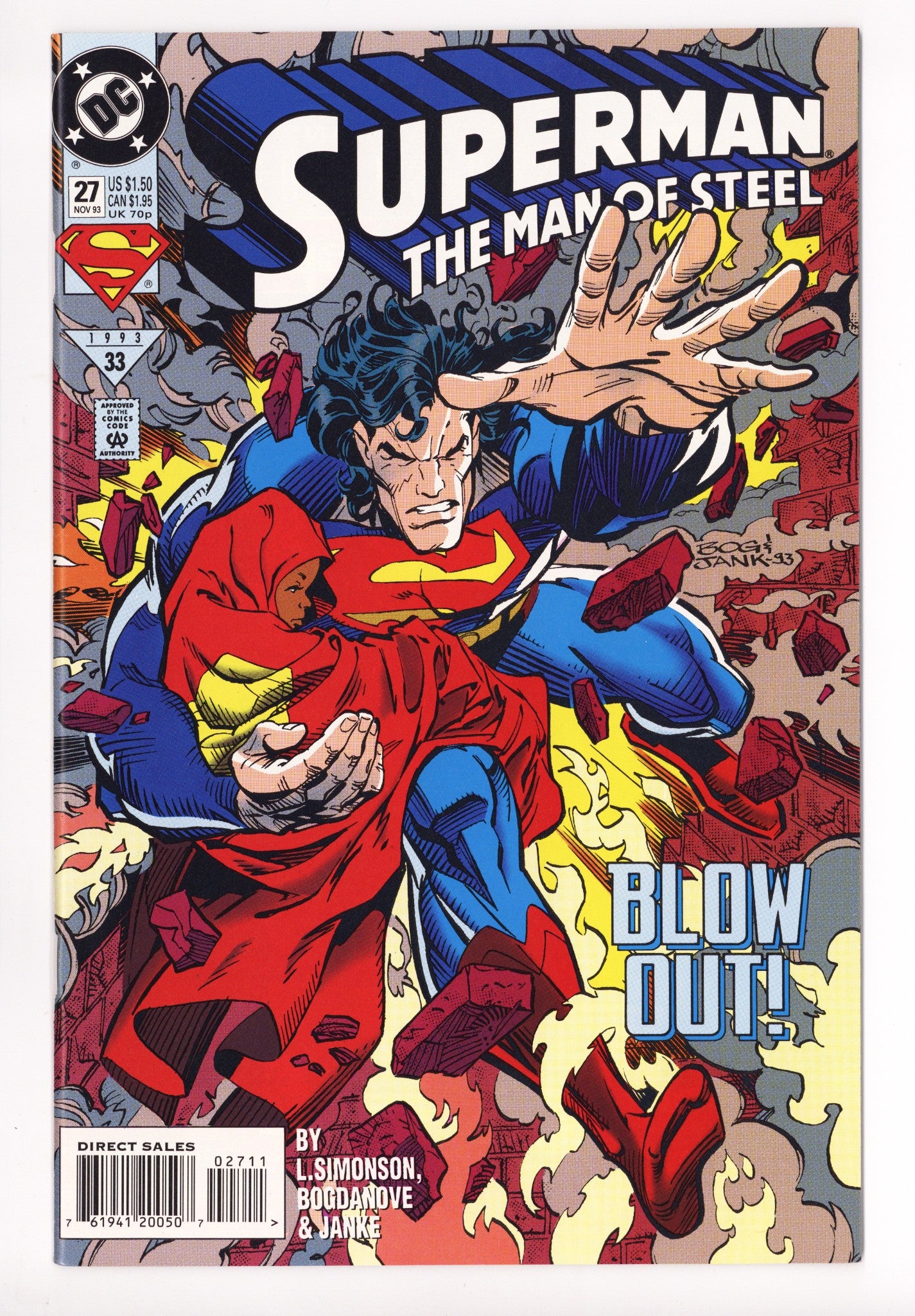 Superman: The Man of Steel 27 High Grade (1993) 