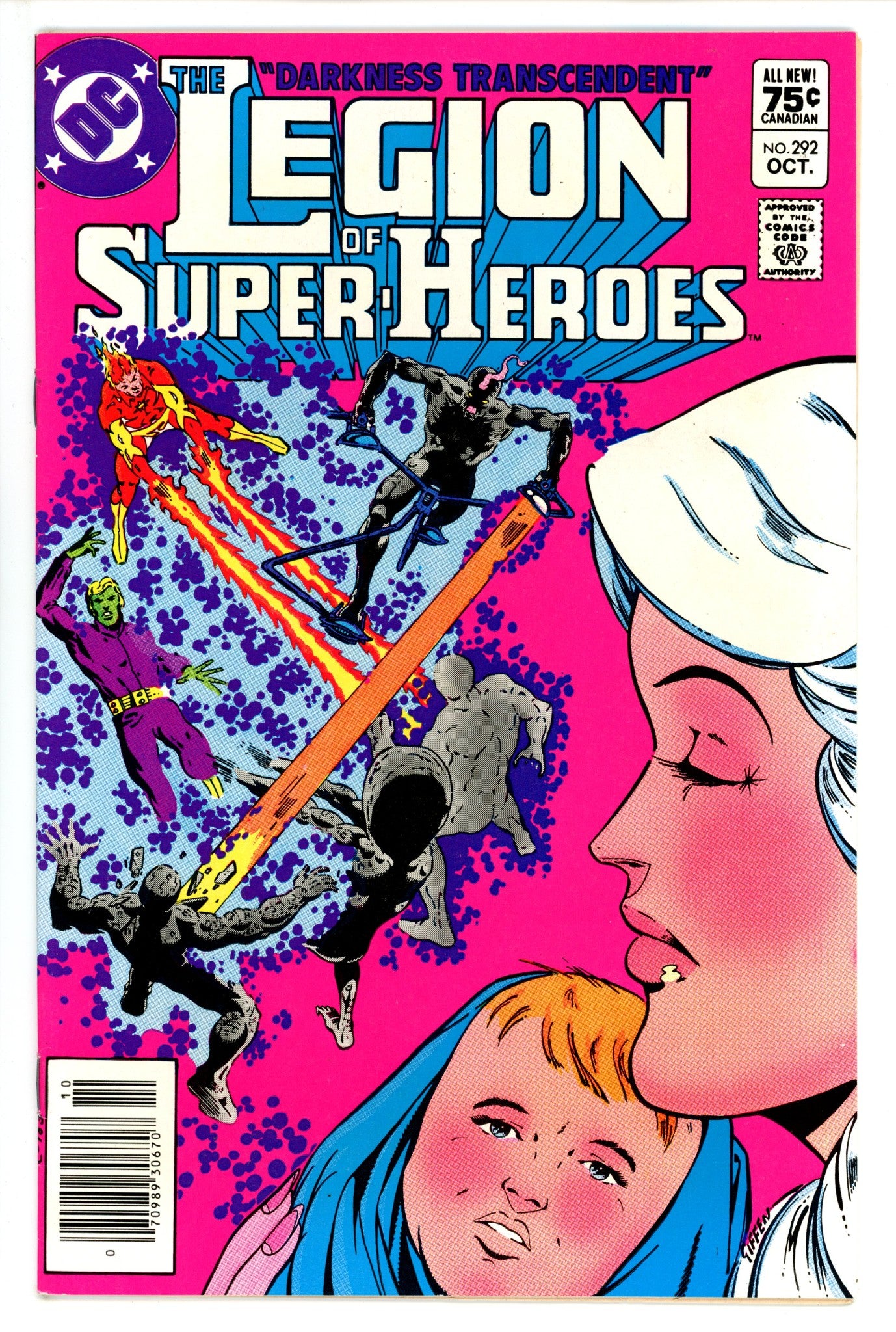 The Legion of Super-Heroes Vol 2 292 Canadian Variant VF (1982)
