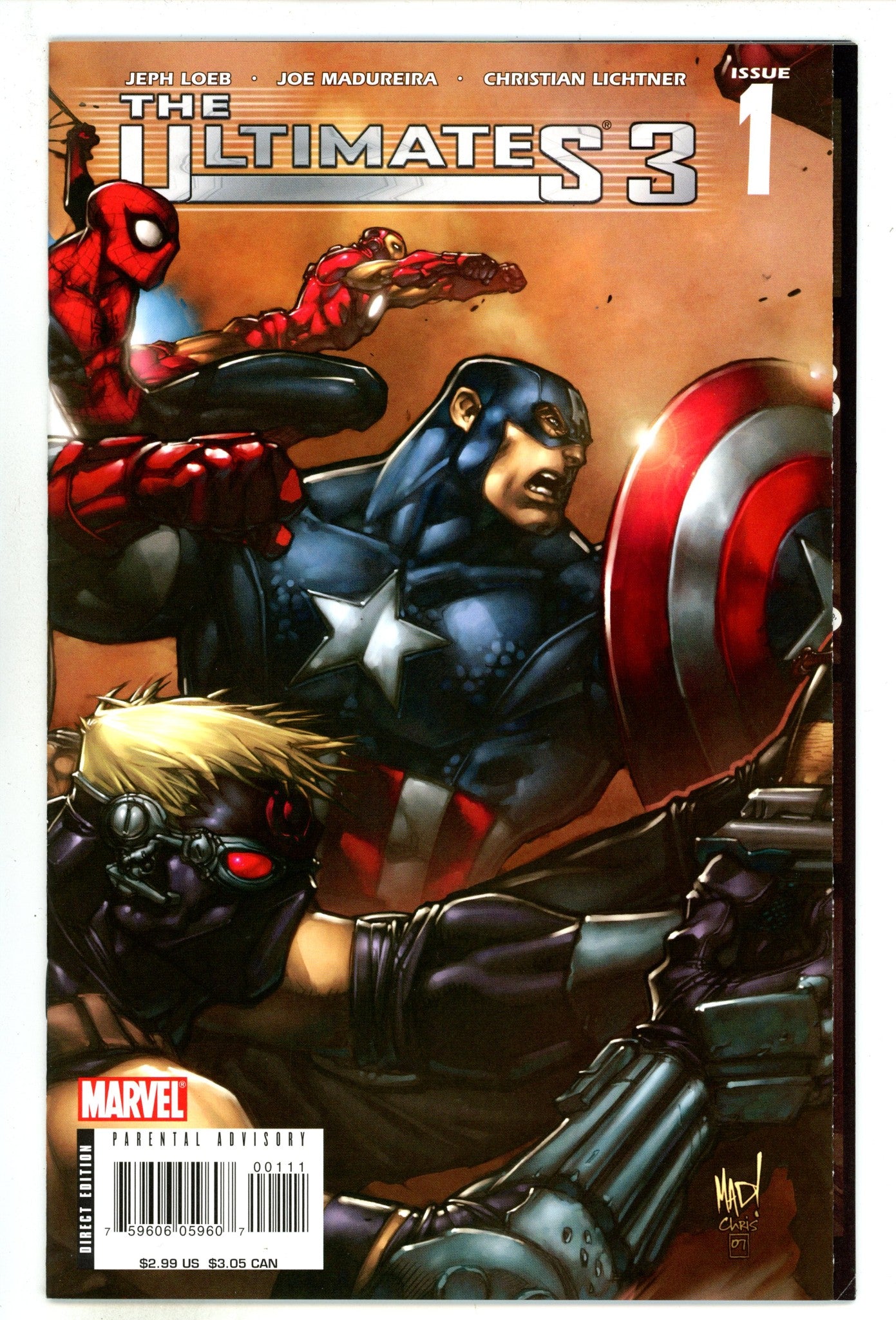 Ultimates 3 1 High Grade (2008) Side Variant 