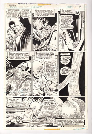 World's Finest Comics 236 Dick Dillin & John Calnan Art, Page #9, Water Damage (1976)
