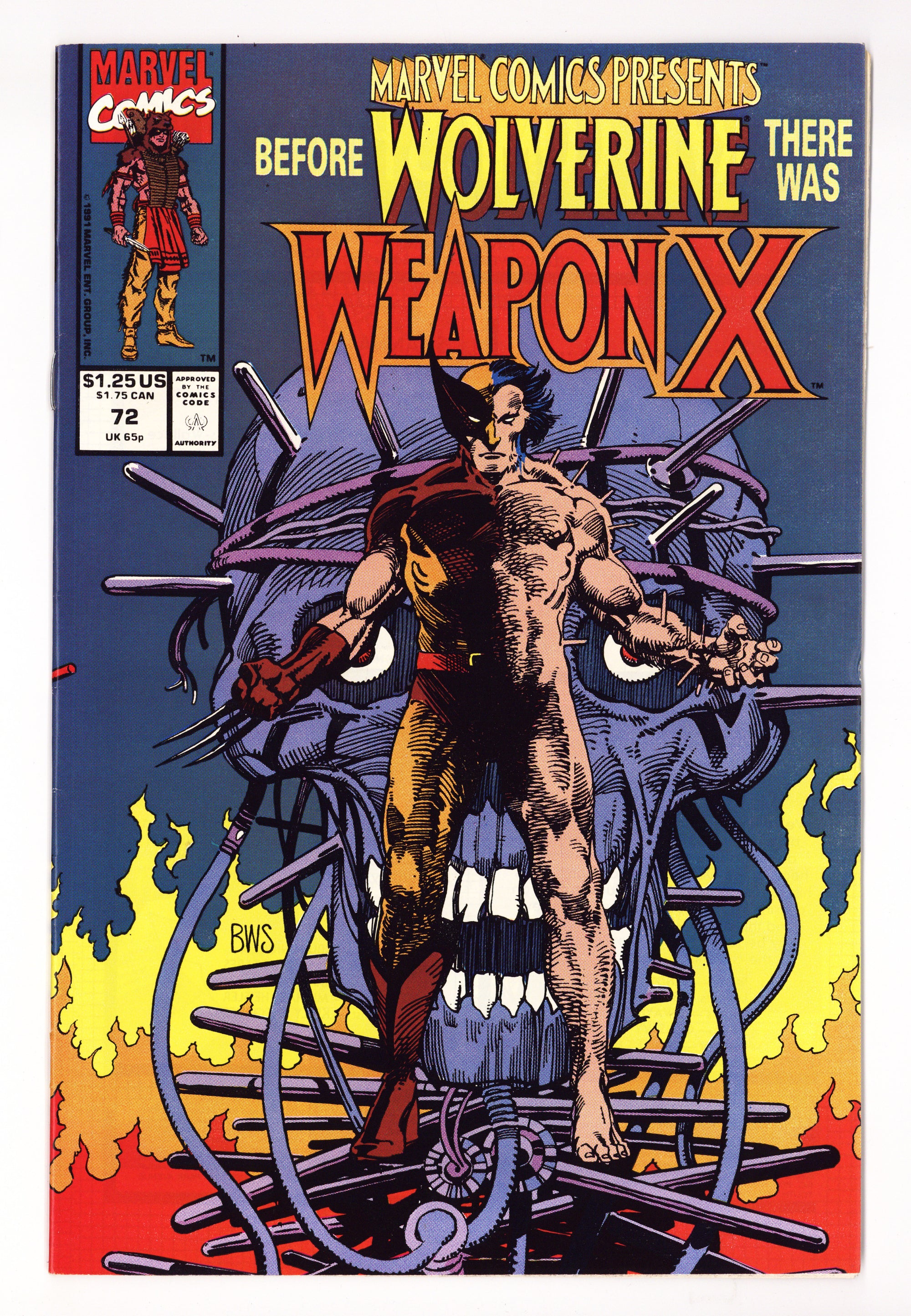 Marvel Comics Presents Vol 1 72  FN/VF (7.0)   (1991)        