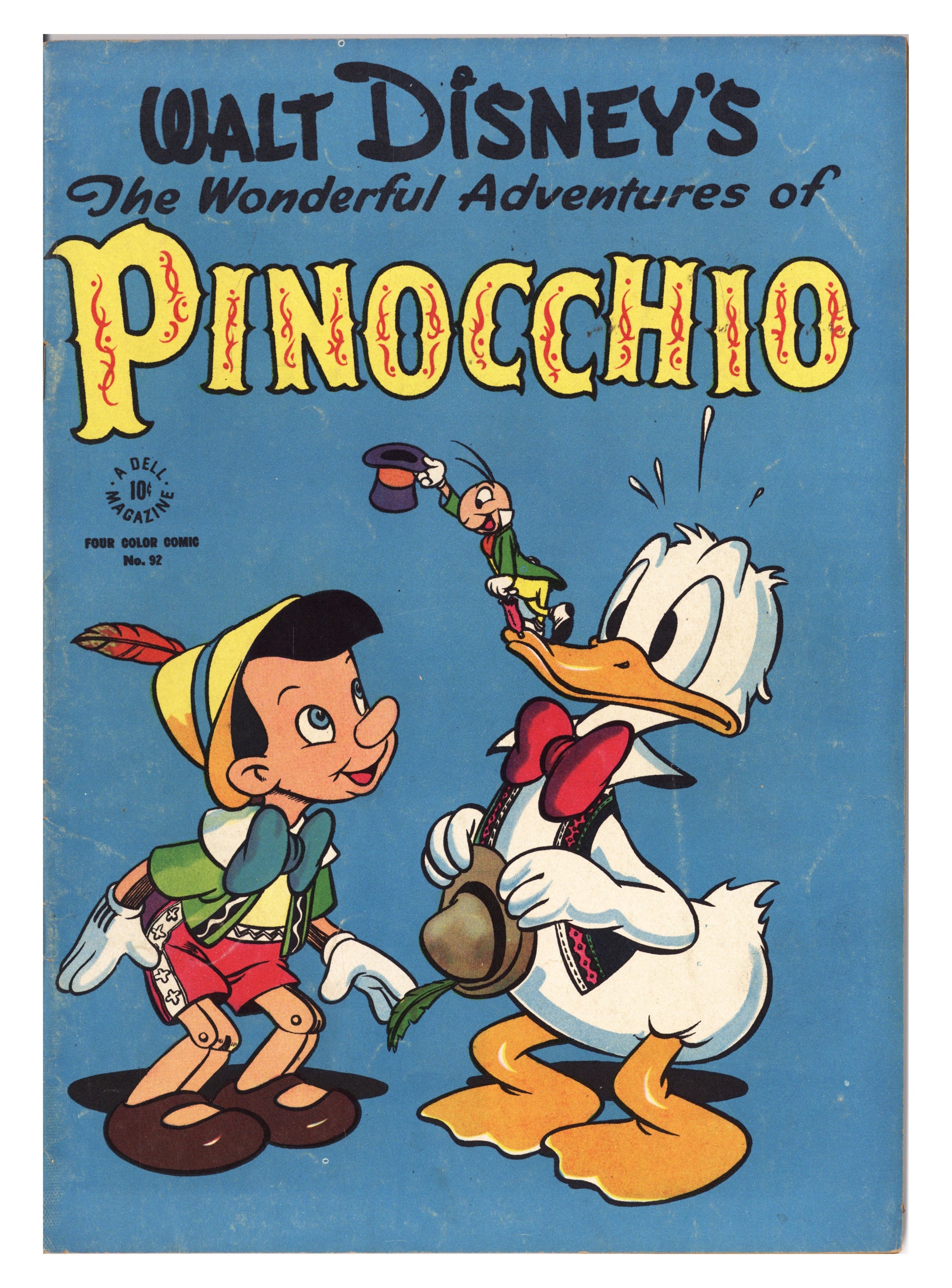 Four Color Vol 2 92 FN- (5.5) Pinocchio (1946) 