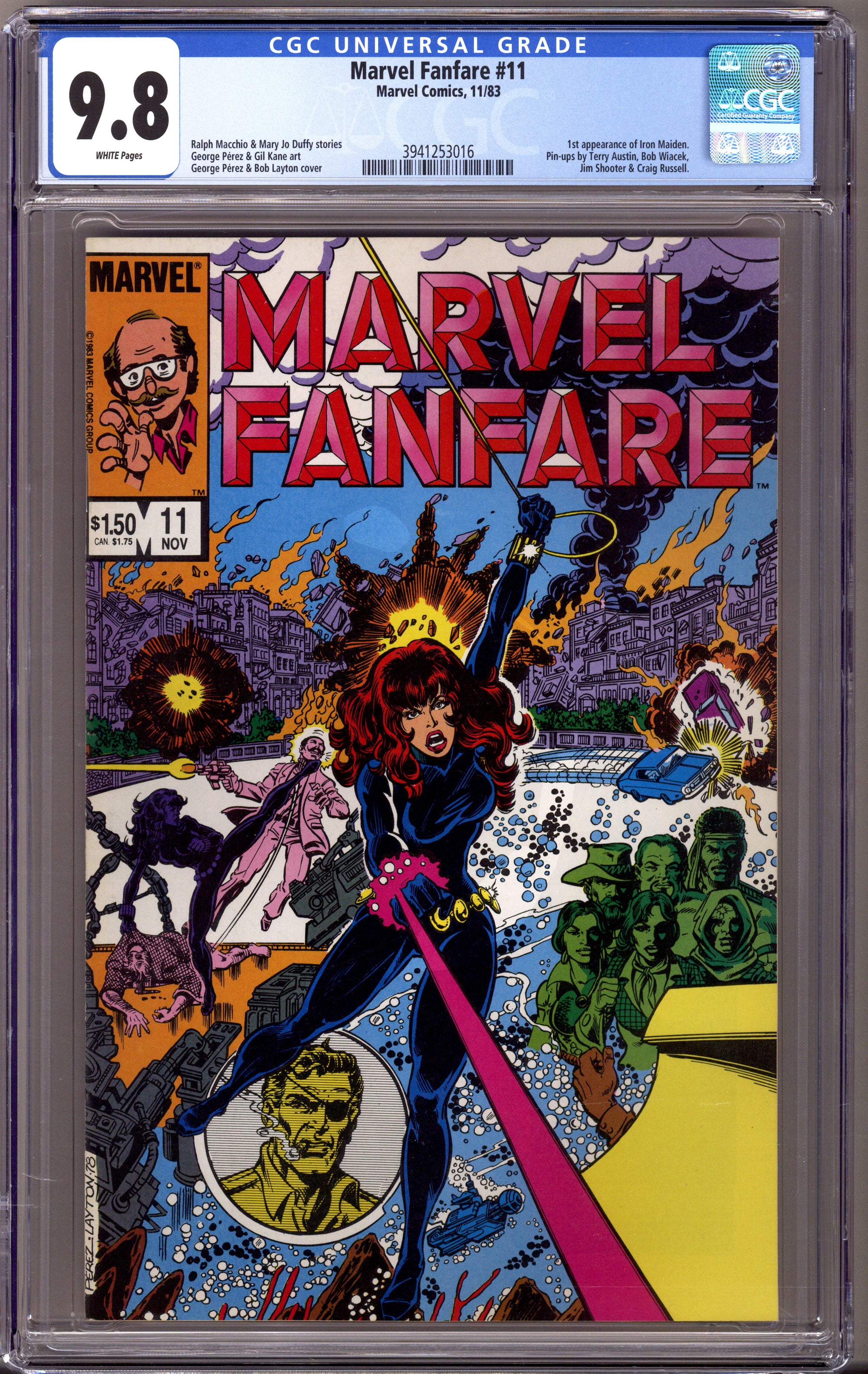 Marvel Fanfare   11 CGC 9.8 (NM/M)   (1983)        
