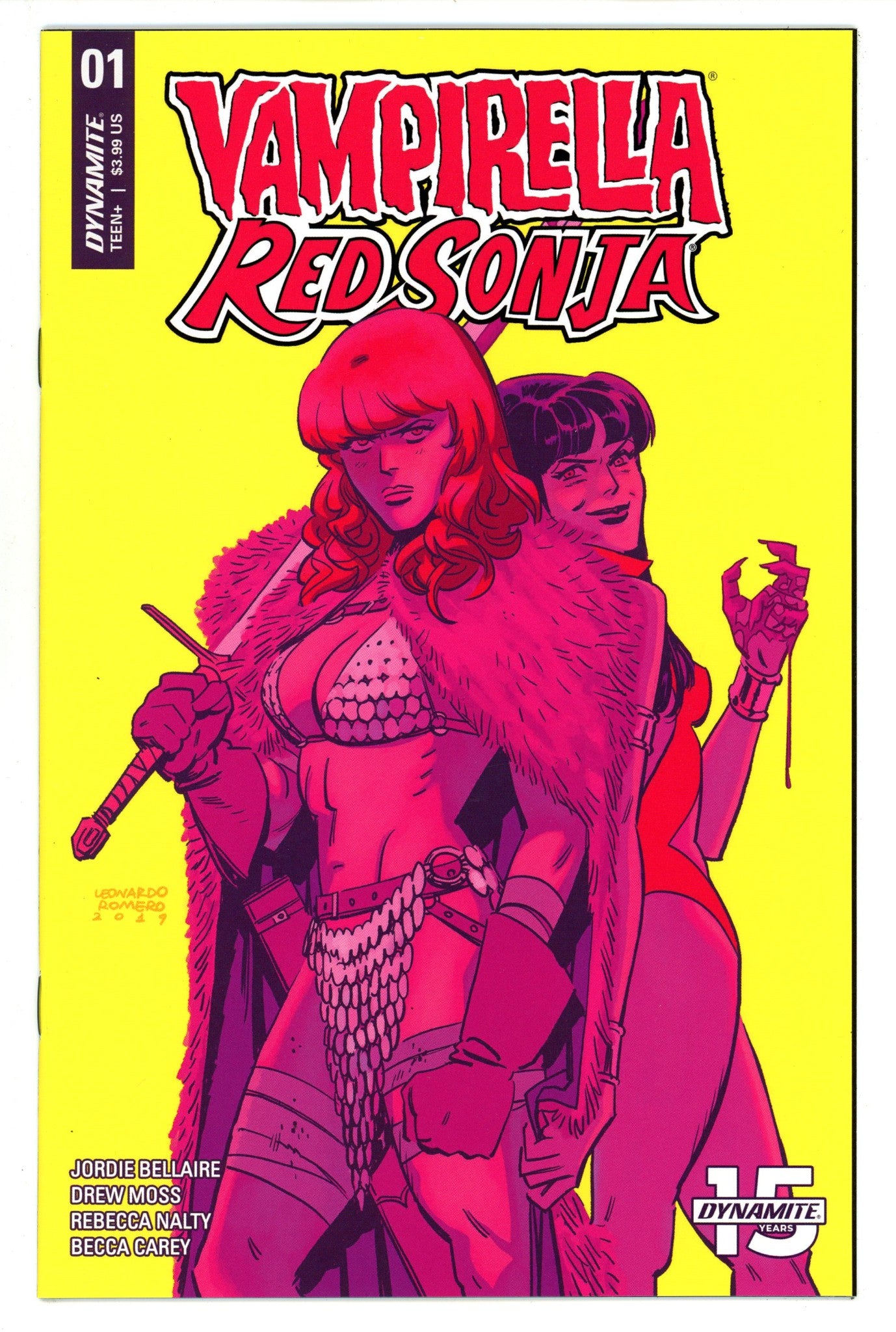 Vampirella / Red Sonja 1 High Grade (2019) Romero Variant 