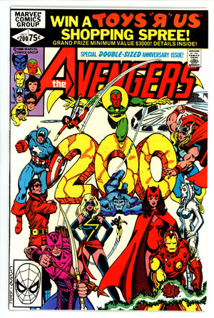 The Avengers Vol 1 200 VF/NM (9.0) (1980)