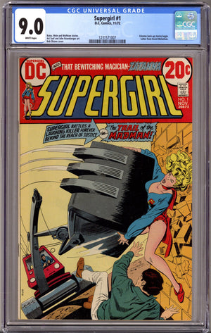 Supergirl Vol 1 1 CGC 9.0 (VF/NM) (1972)