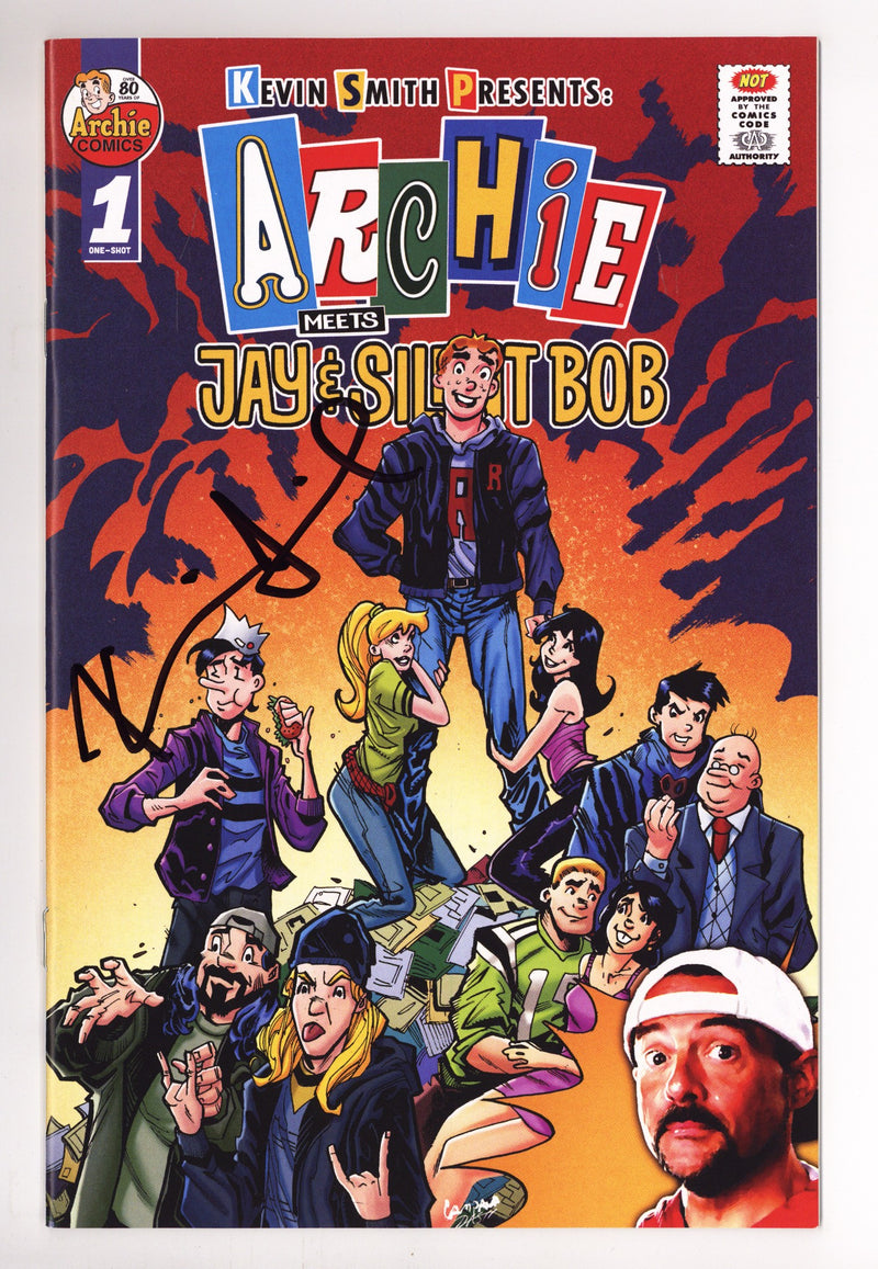 Archie Meets Jay & Silent Bob 1 High Grade (2025) Campana Exclusive Variant Signed x1 Cover Kevin Smith 