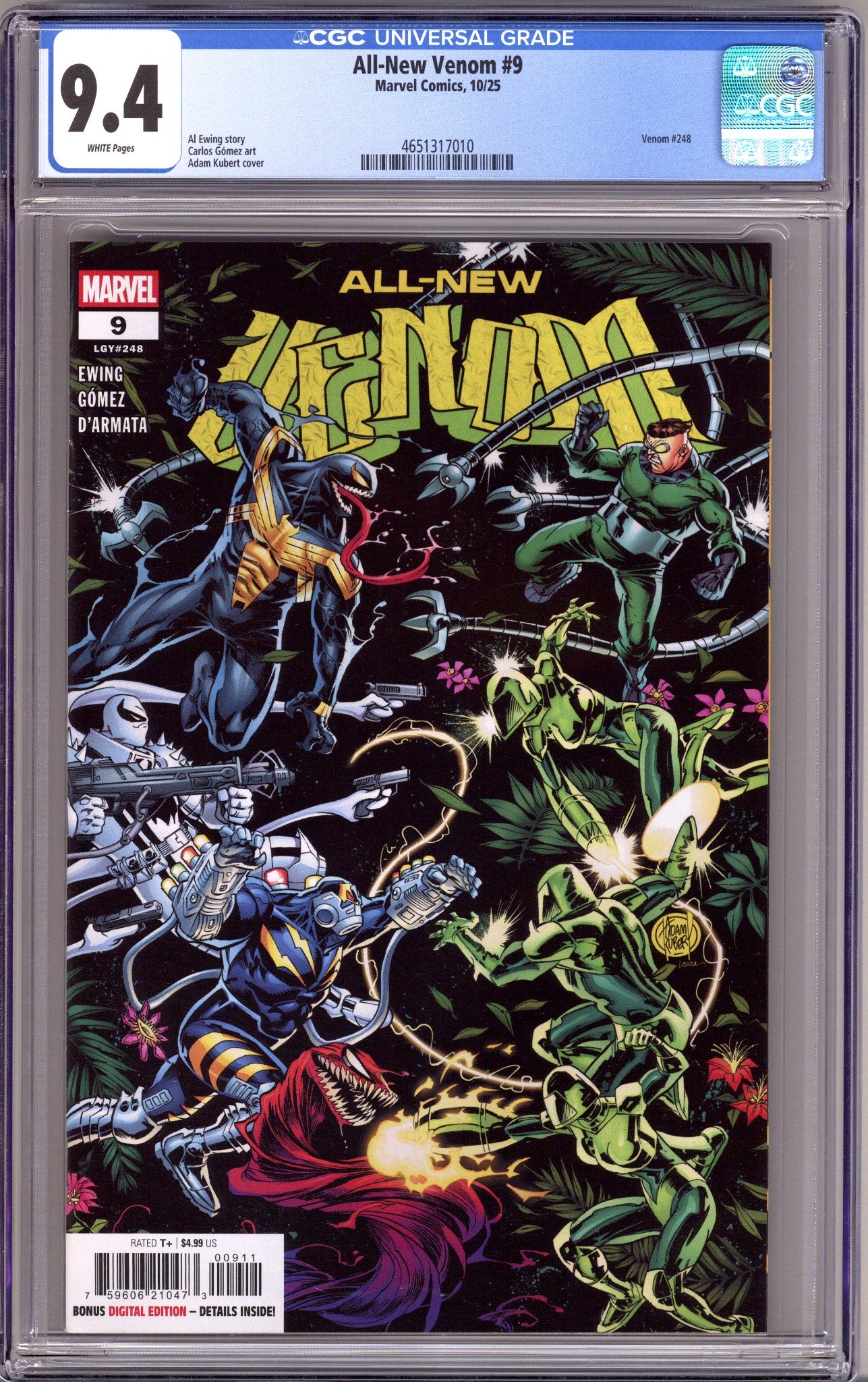 All-New Venom 9 CGC 9.4 (NM) (2025) 