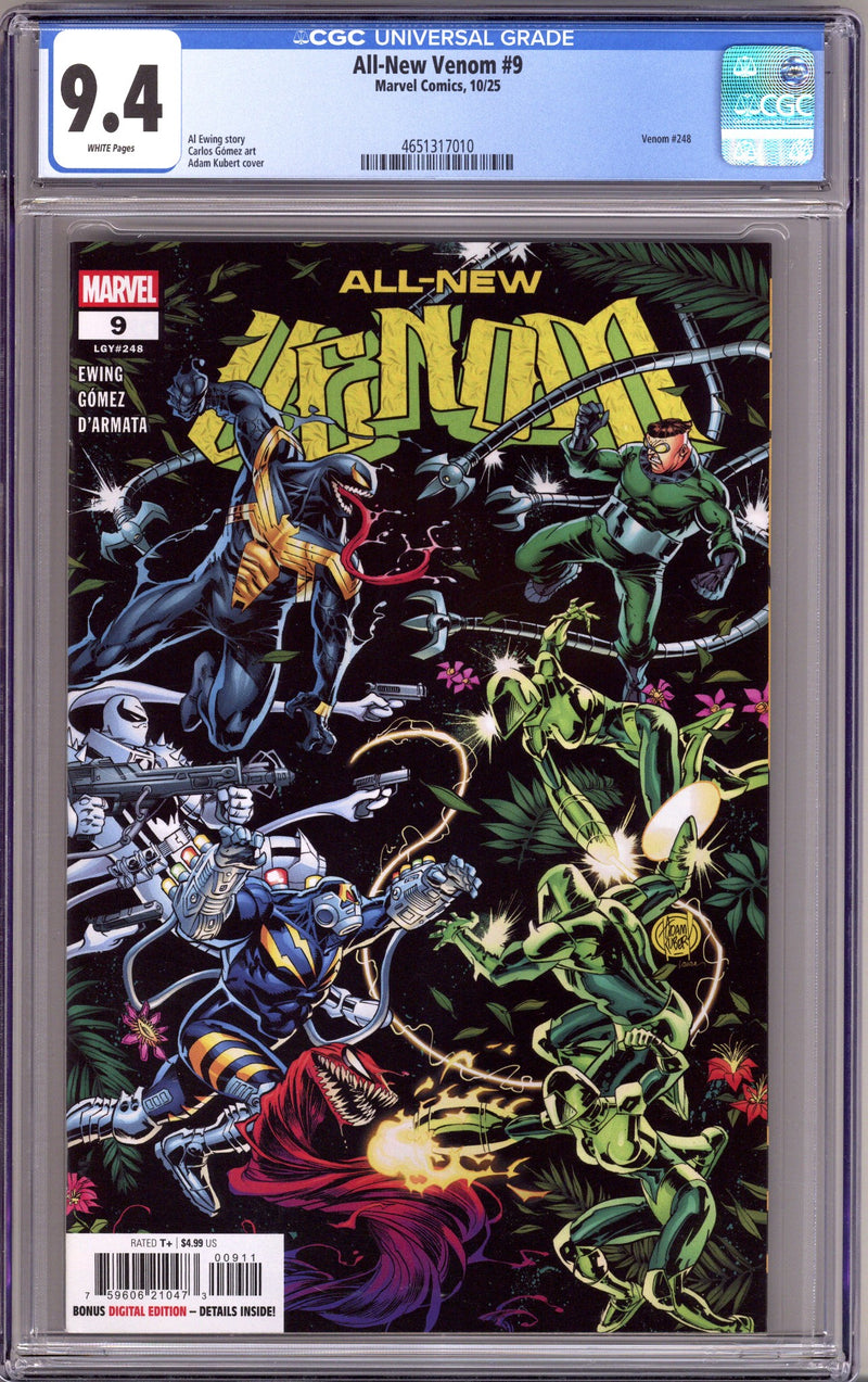 All-New Venom 9 CGC 9.4 (NM) (2025) 