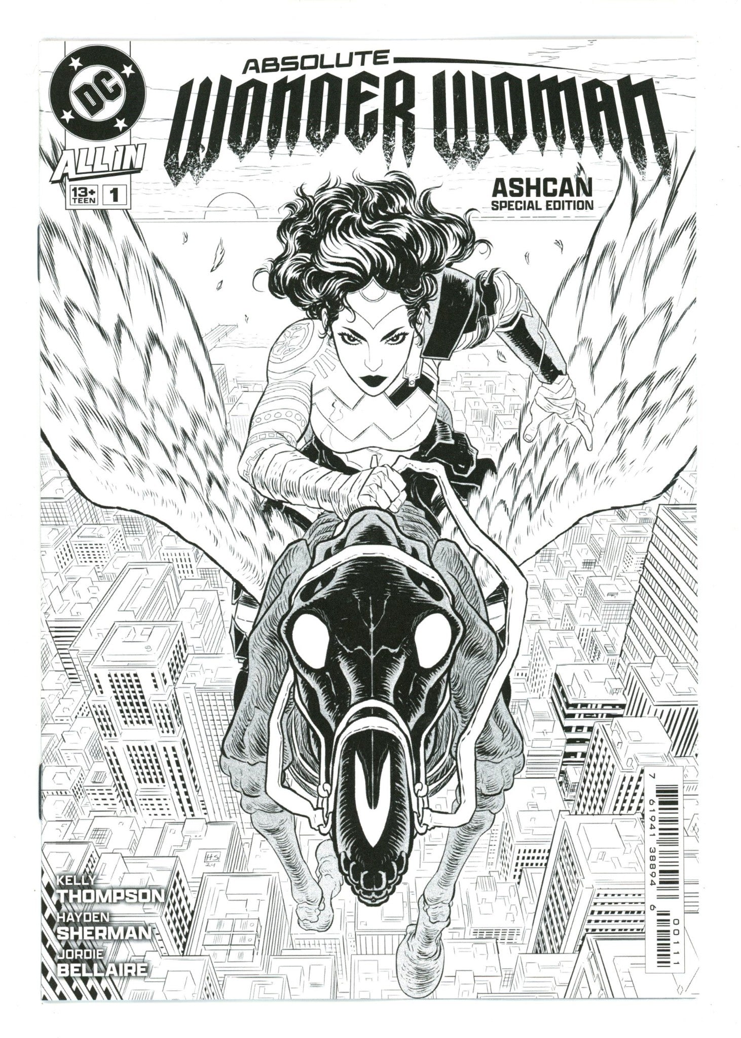 Absolute Superman And Absolute Wonder Woman 1 Ashcan 1 Nycc Ashcan Special Edition NM- (2024)