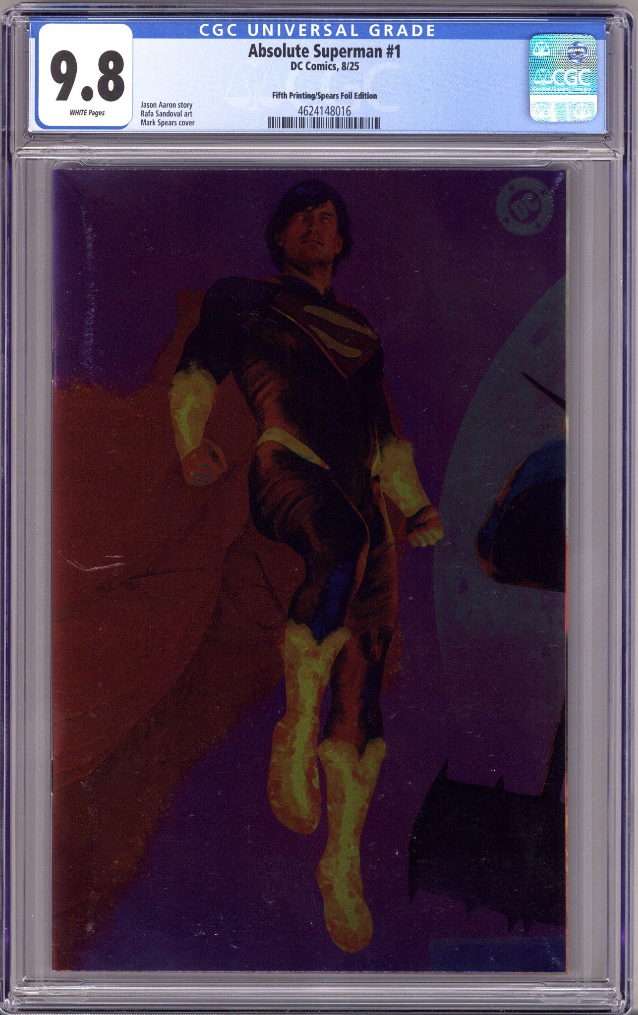 Absolute Superman 1 CGC 9.8 (NM/M) (2025) 5th Print 