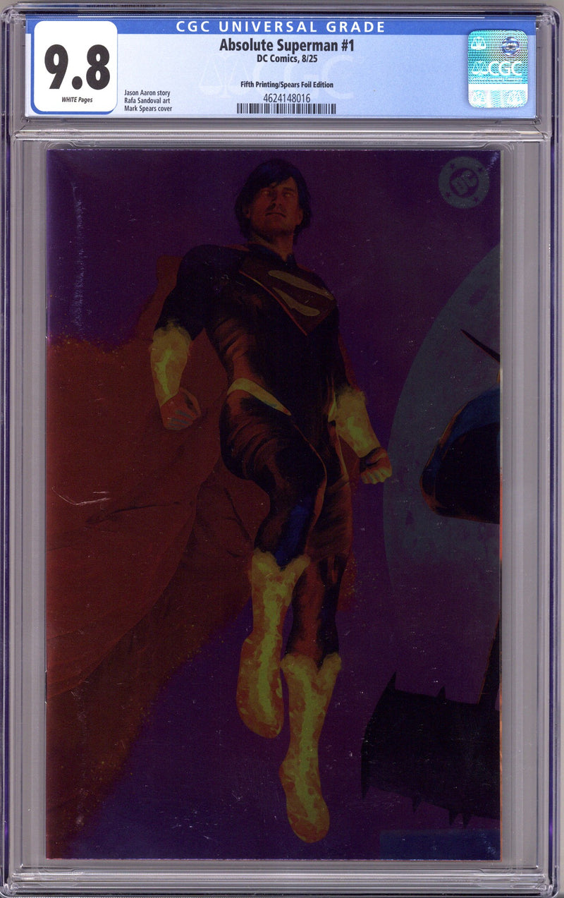 Absolute Superman 1 CGC 9.8 (NM/M) (2025) 5th Print 