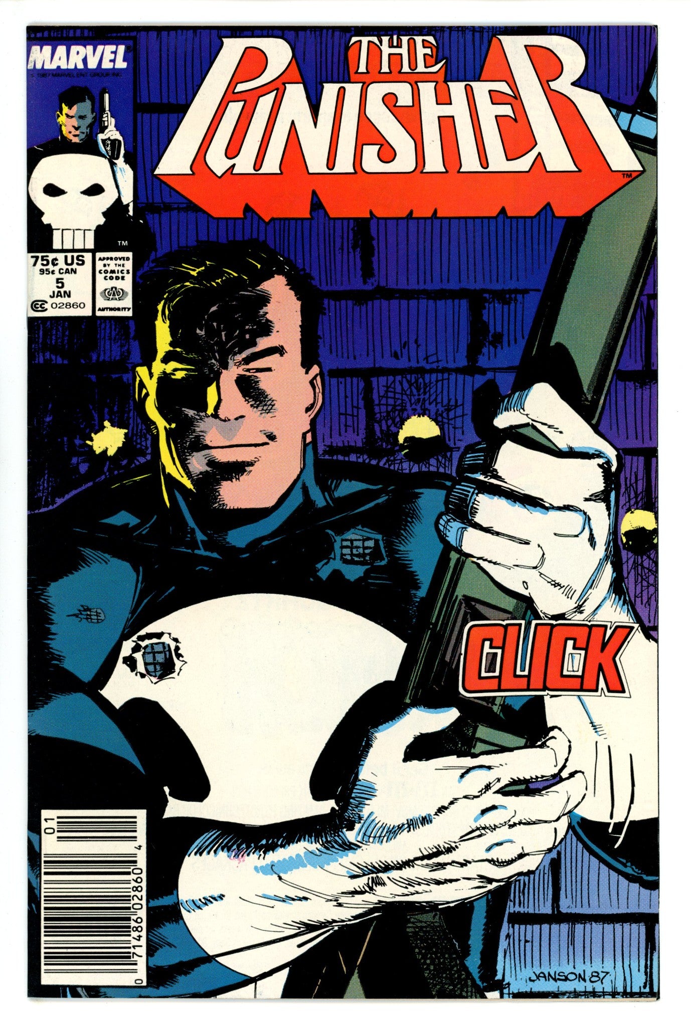 The Punisher Vol 2 5 Newsstand (1987)