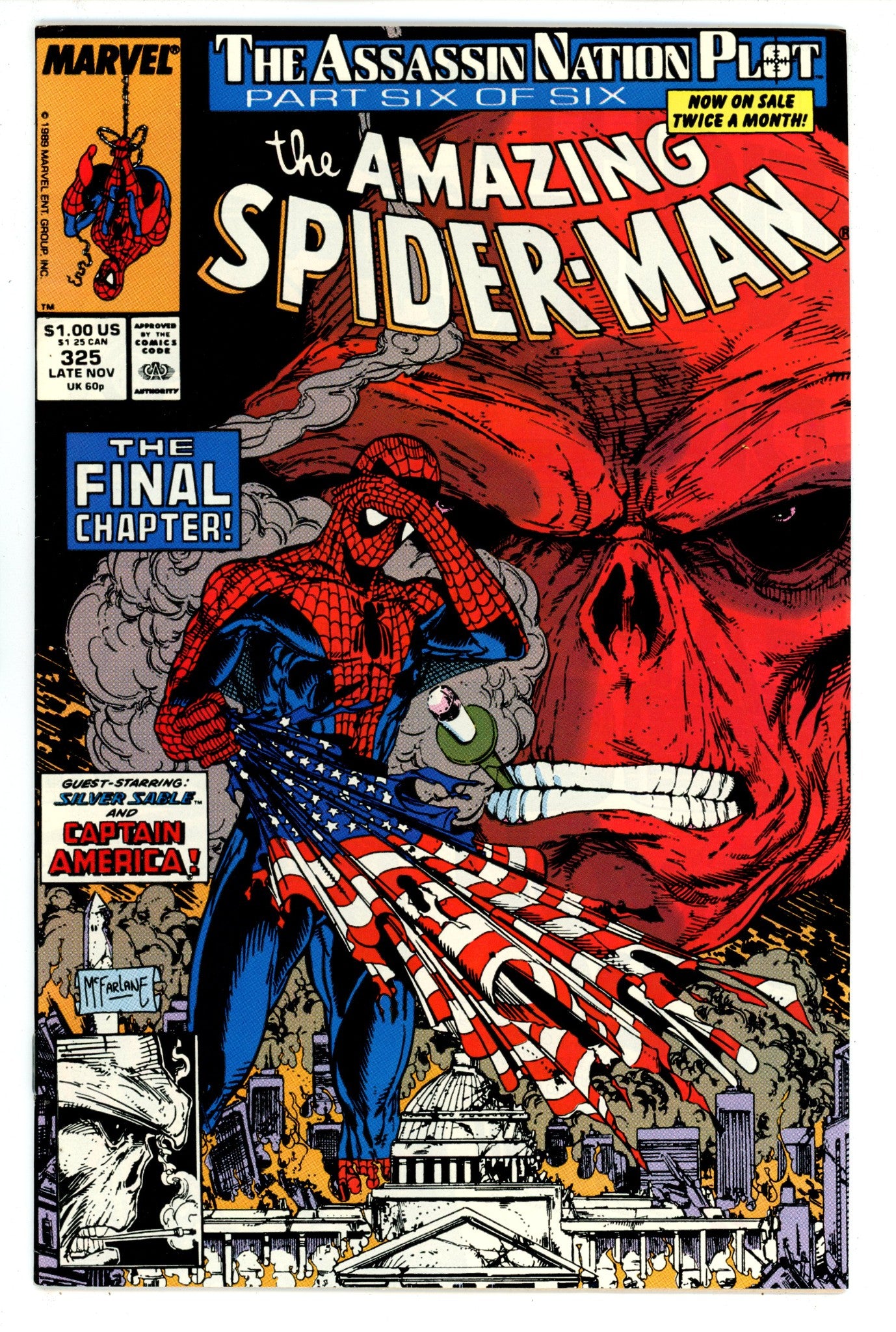 The Amazing Spider-Man Vol 1 325 VF- (7.5) (1989) 