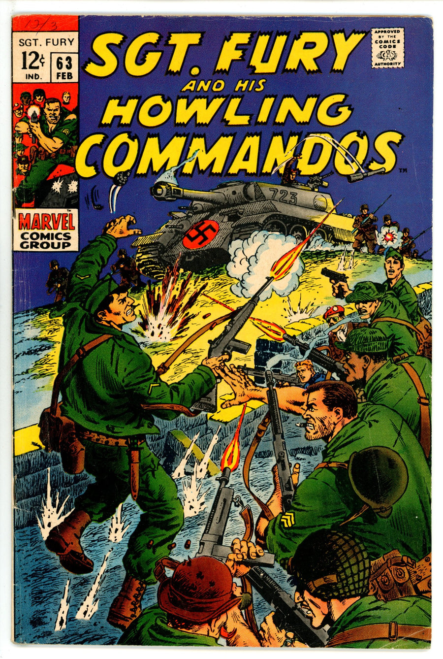 Sgt. Fury 63 VG+ (4.5) (1969) 