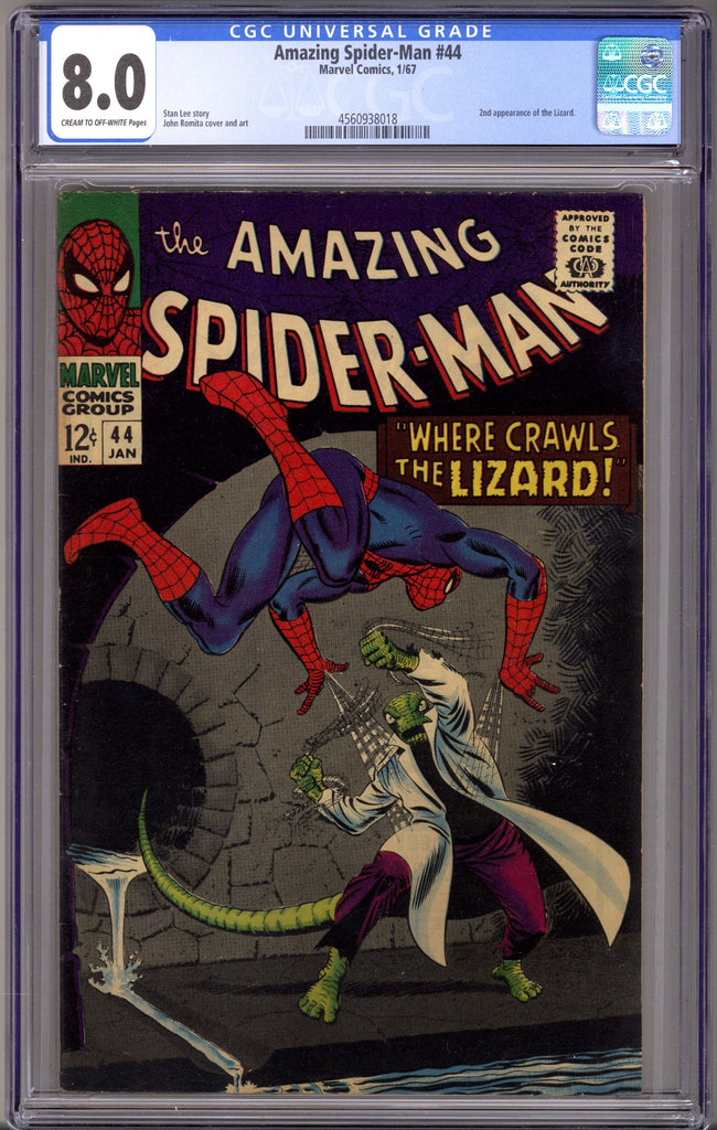 The Amazing Spider-Man Vol 1 44 CGC 8.0 (VF) Marvel | CaptCan