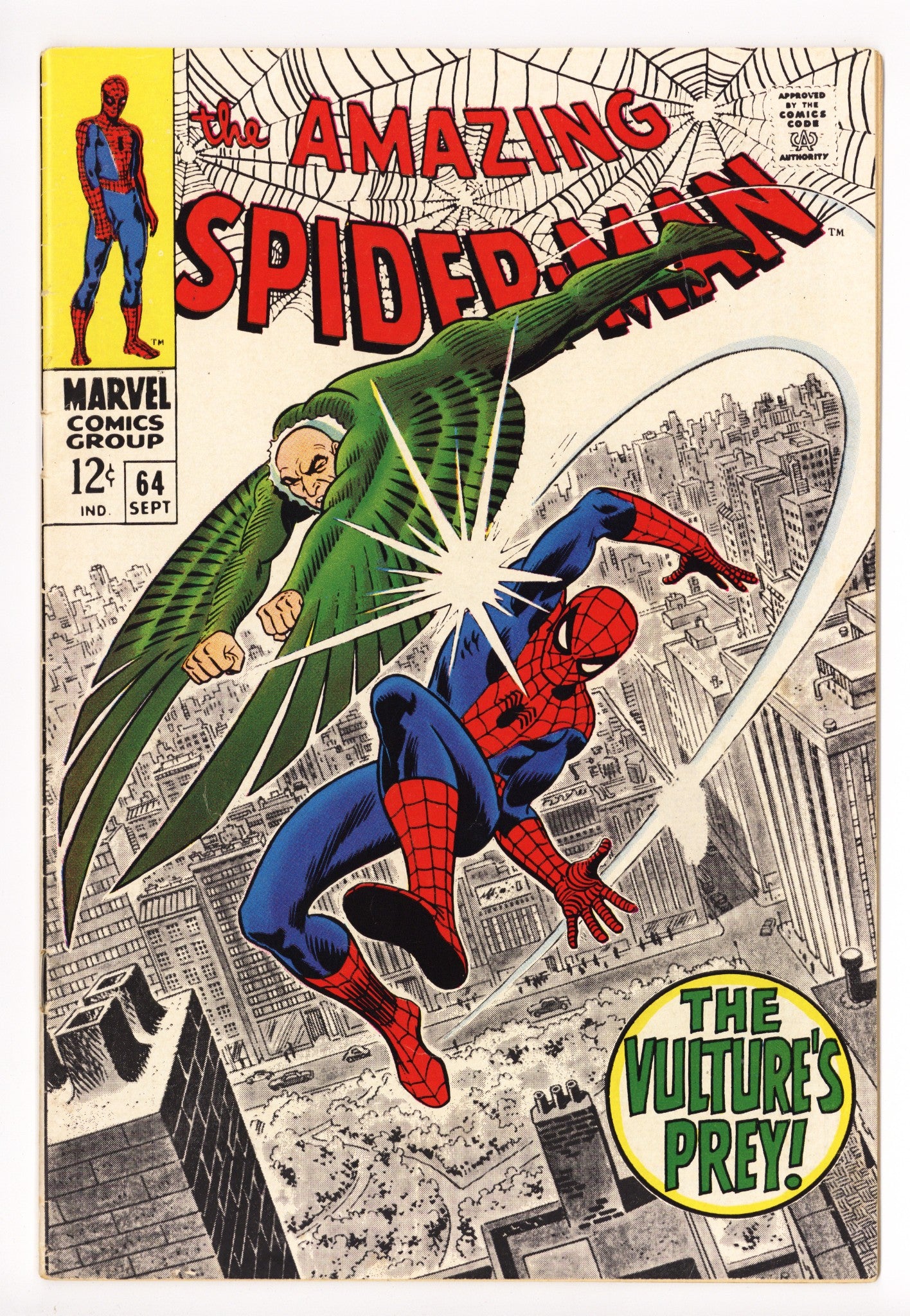 The Amazing Spider-Man Vol 1 64 FN+ (6.5) (1968) 