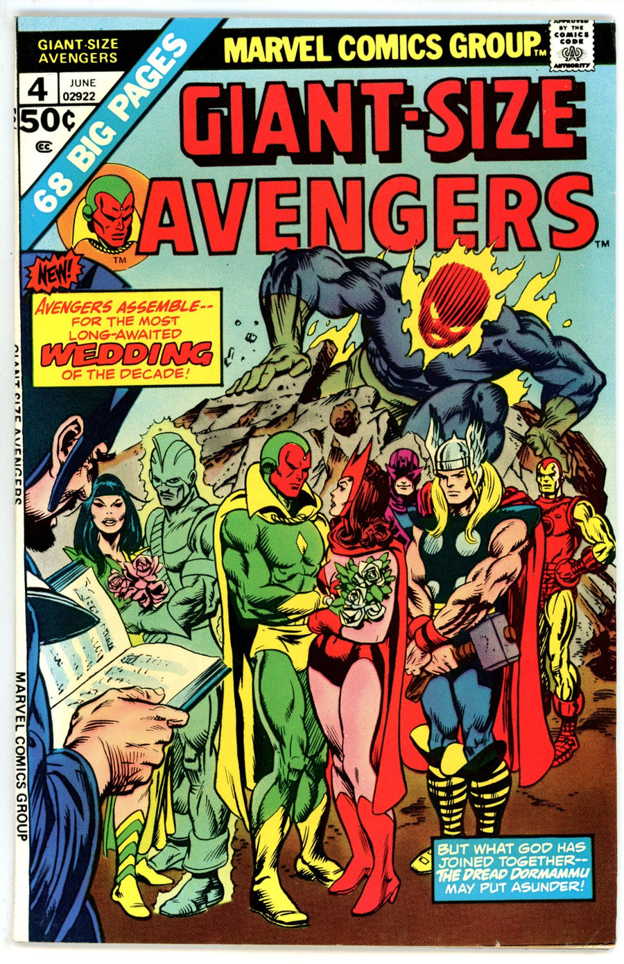 Giant-Size Avengers 4 FN/VF (7.0) (1975) 