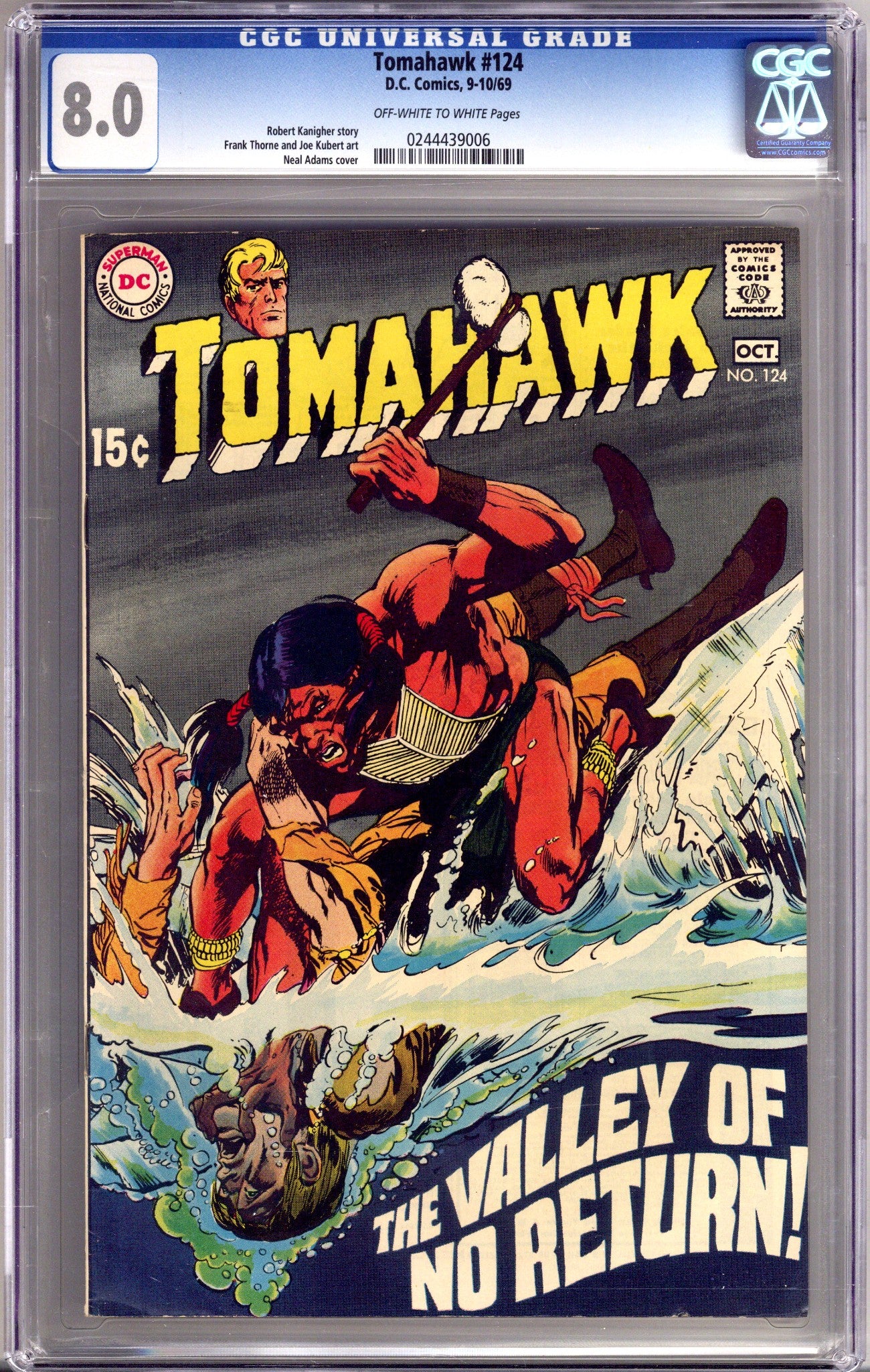 Tomahawk 124 CGC 8.0 (VF) (1969) 