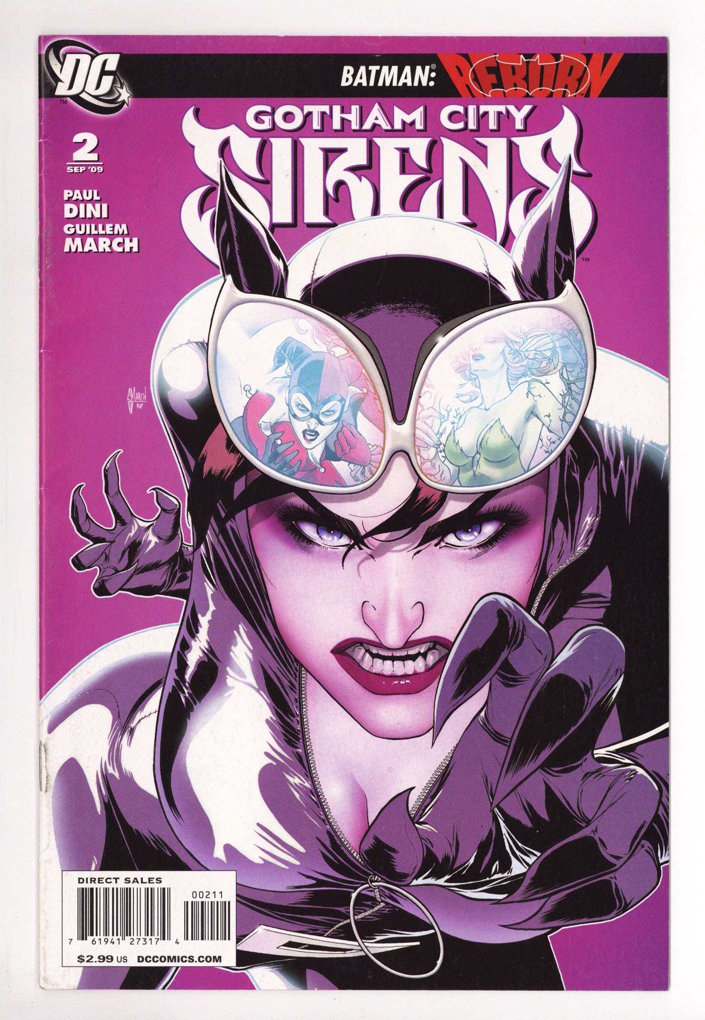 Gotham City Sirens Vol 1 2 Mid Grade (2009) 