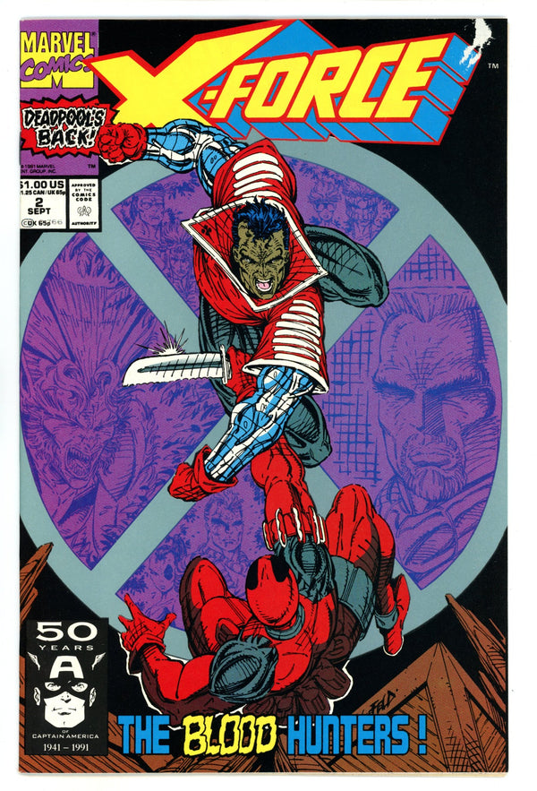 X-Force Vol 1 2 FN/VF (7.0) (1991)
