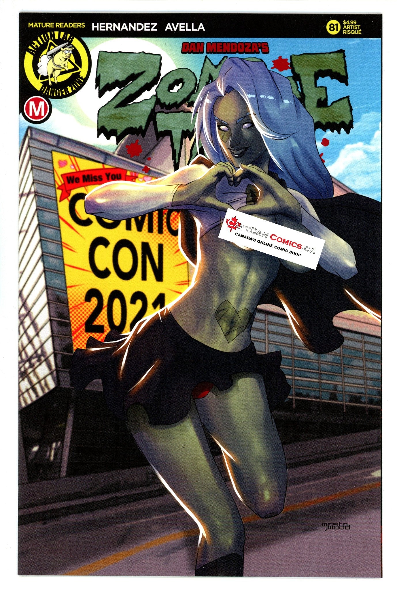 Zombie Tramp Vol 3 81 NM- (9.2) (2021) Mastajwood Risque Variant 