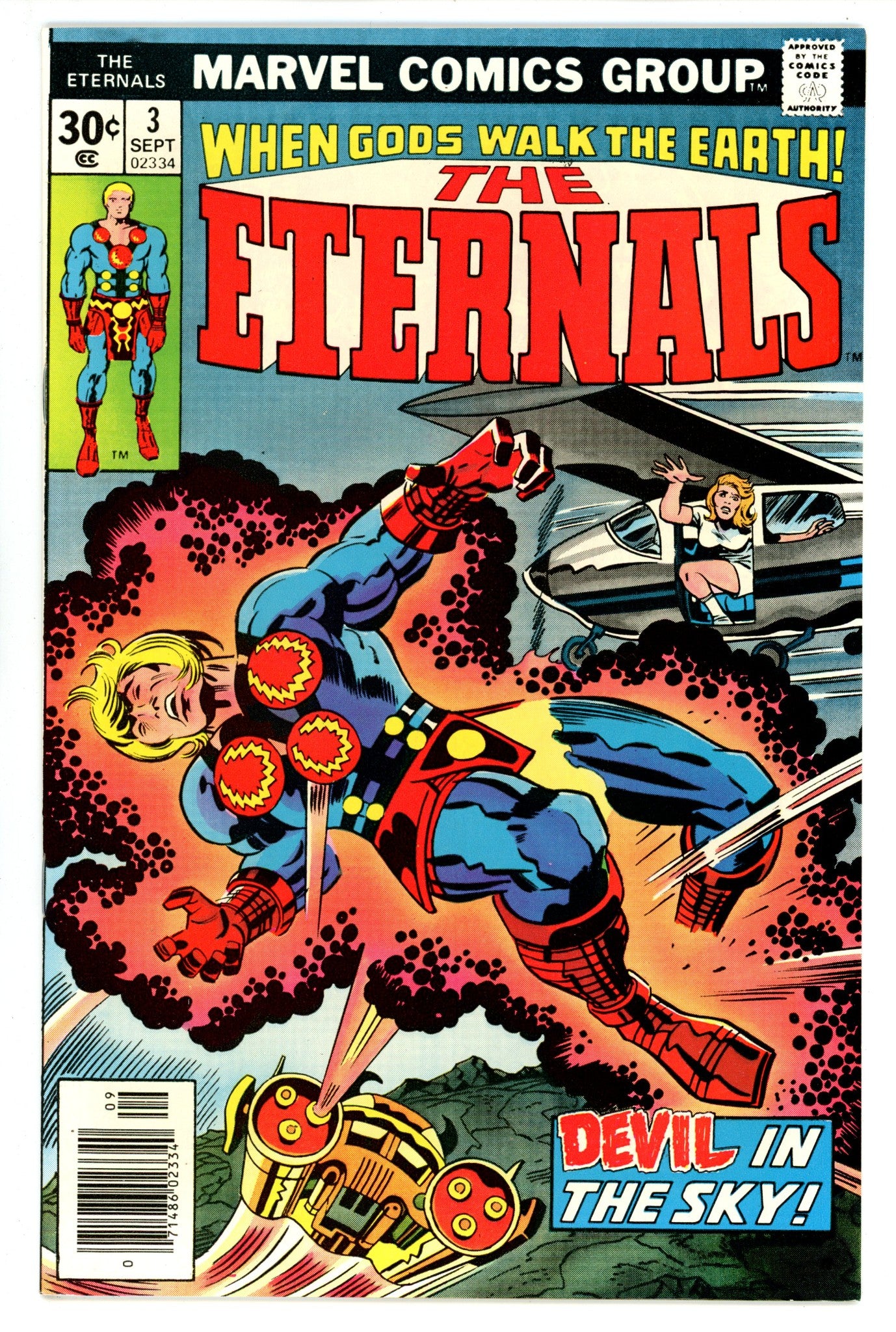 The Eternals Vol 1 3  VF/NM (9.0)  (1976)   