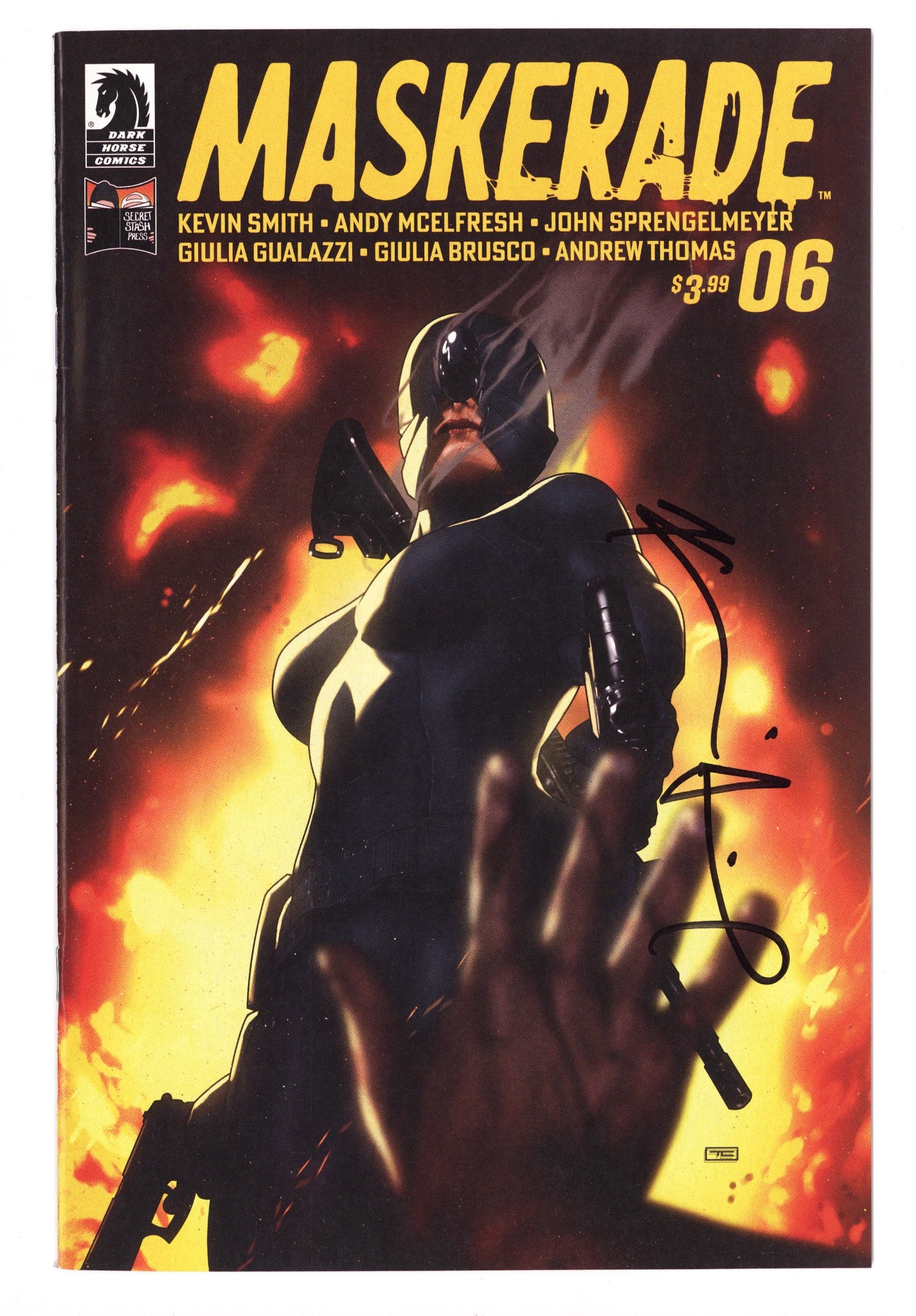 Maskerade 6 High Grade (2023) Clarke Variant Signed x1 Cover Kevin Smith 